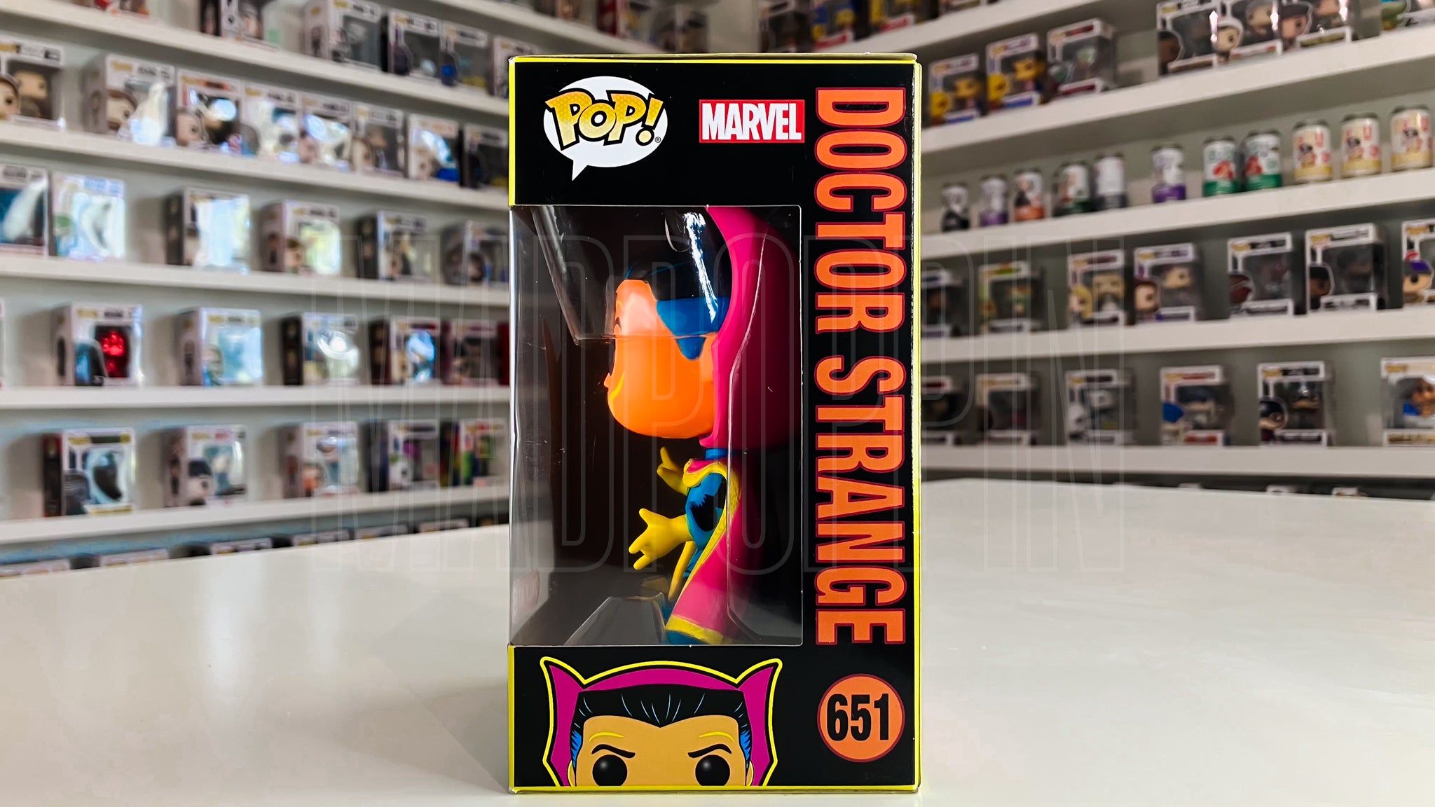 Funko Pop Marvel Doctor Strange Black Light Target Exclusive 651