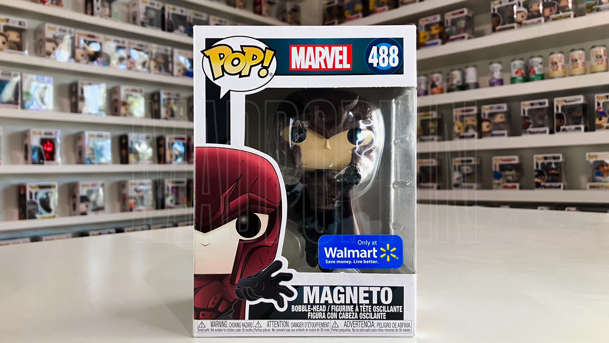 Funko Pop Marvel Magneto Levitating X-Men Walmart Exclusive 488