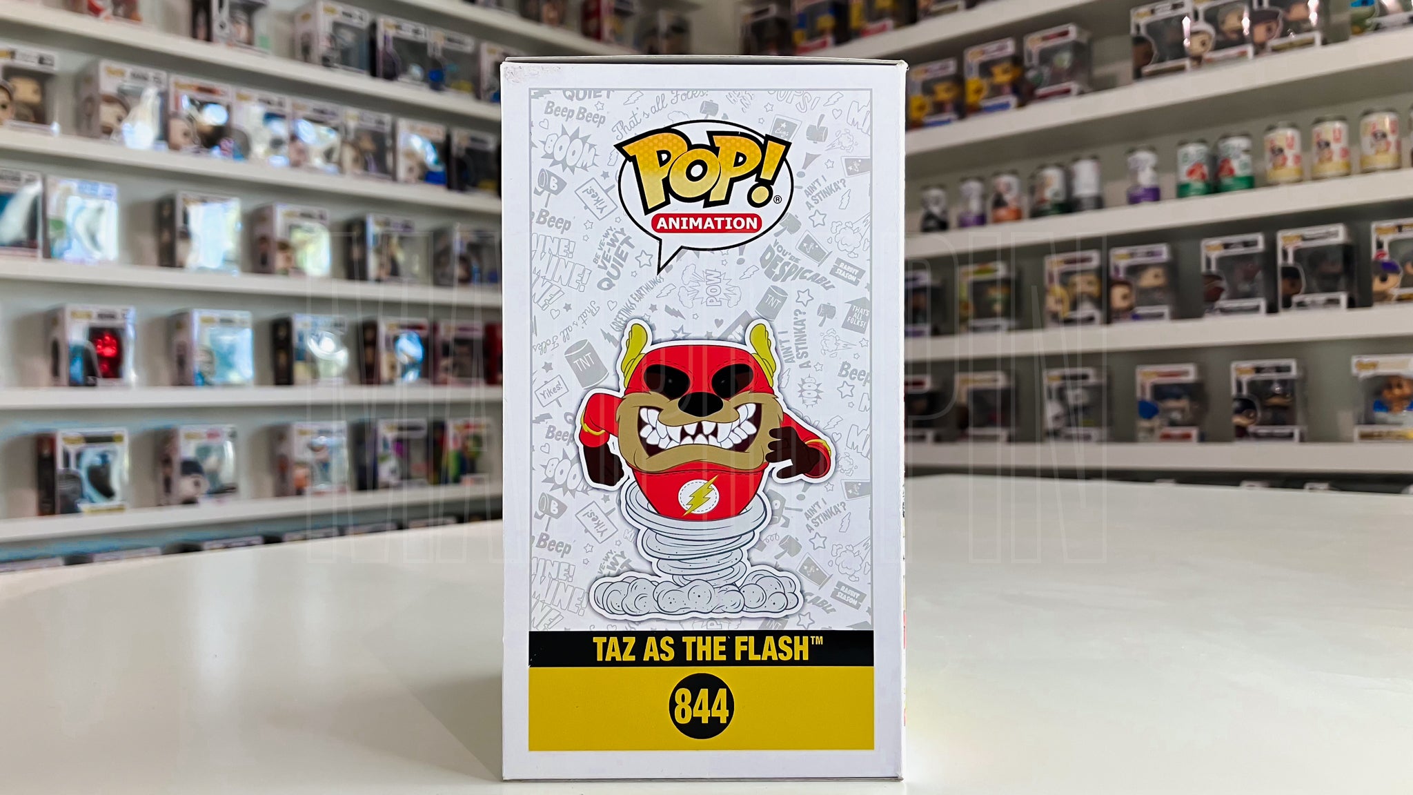 Funko Pop DC x Loony Tunes Taz the Tasmanian Devil as the Flash FYE Exclusive 844