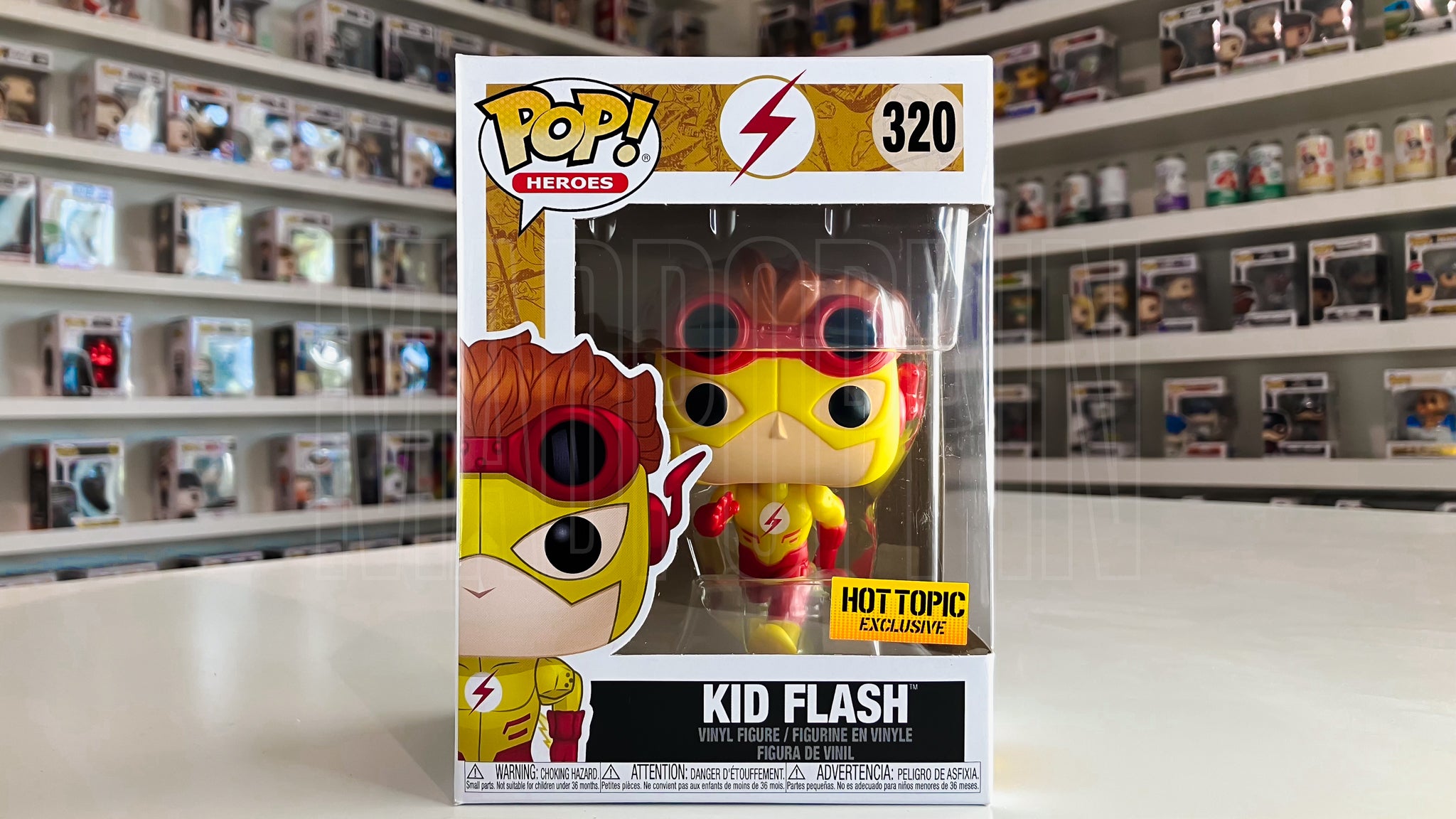 Funko Pop DC Super Heroes Kid Flash Young Justice Hot Topic Exclusive 320