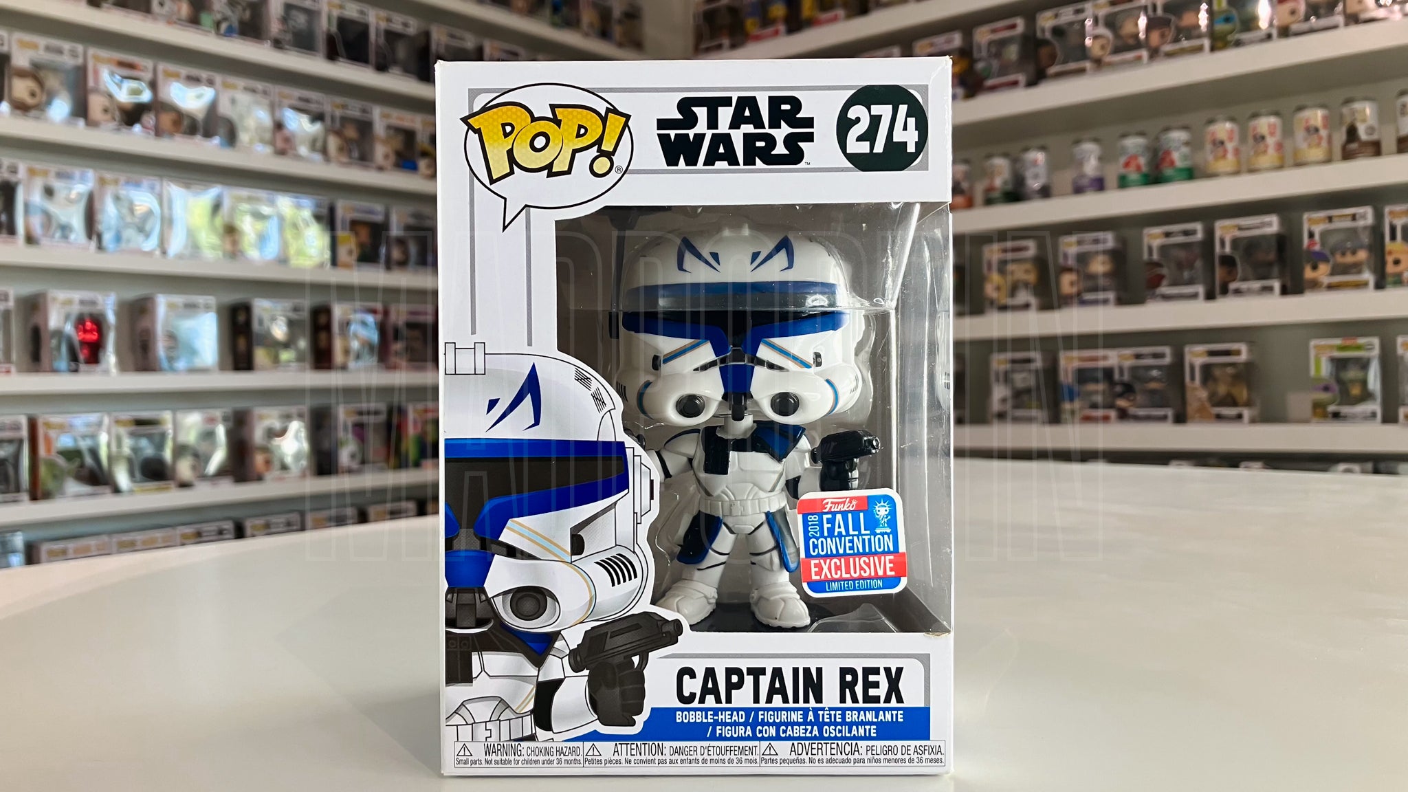Funko Pop Star Wars The Clone Wars Captain Rex Fall Convention NYCC 274