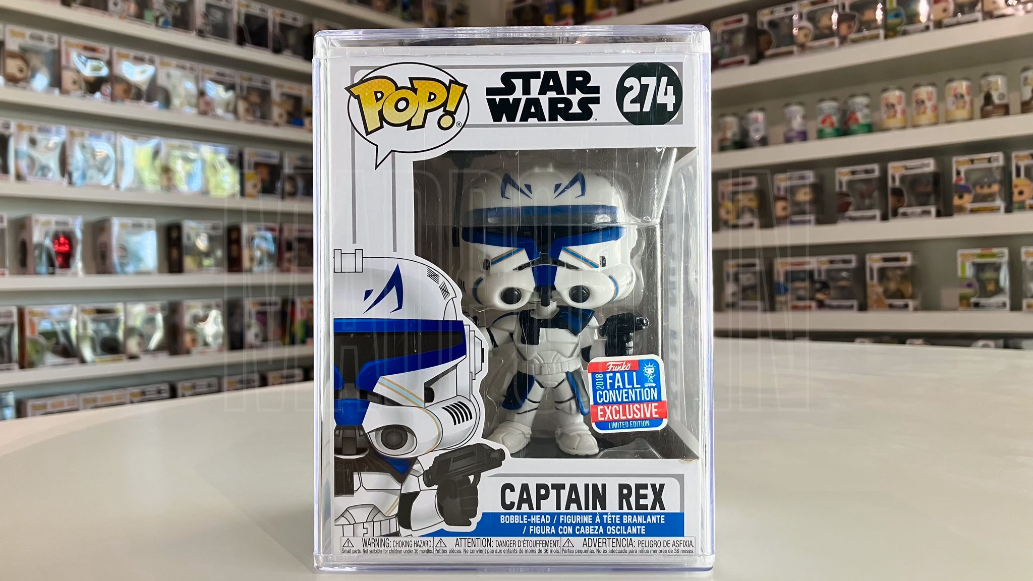 Funko Pop Star Wars The Clone Wars Captain Rex Fall Convention NYCC 274