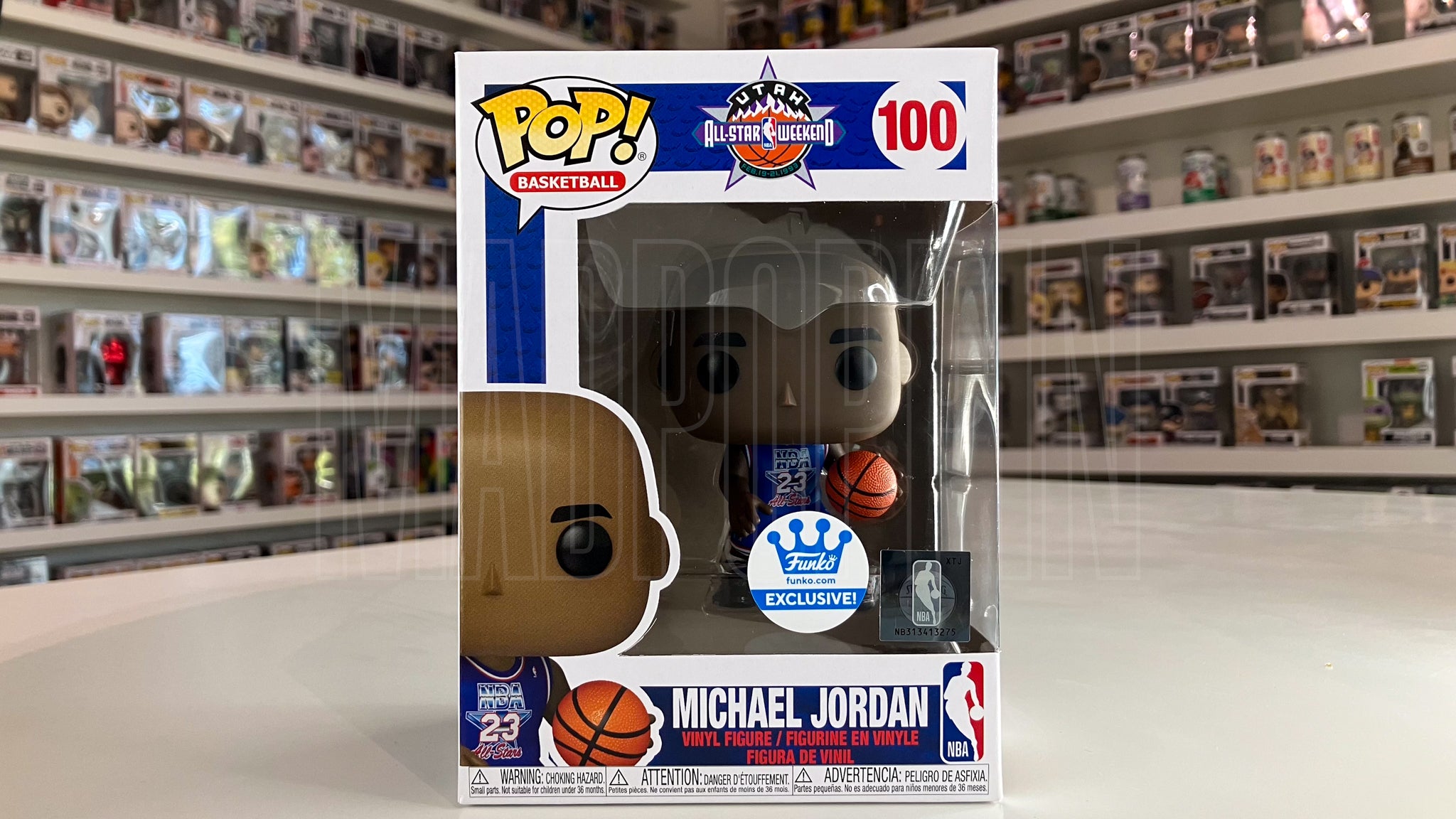 Funko Pop Basketball NBA 1993 All-Star Weekend Utah Michael Jordan 100