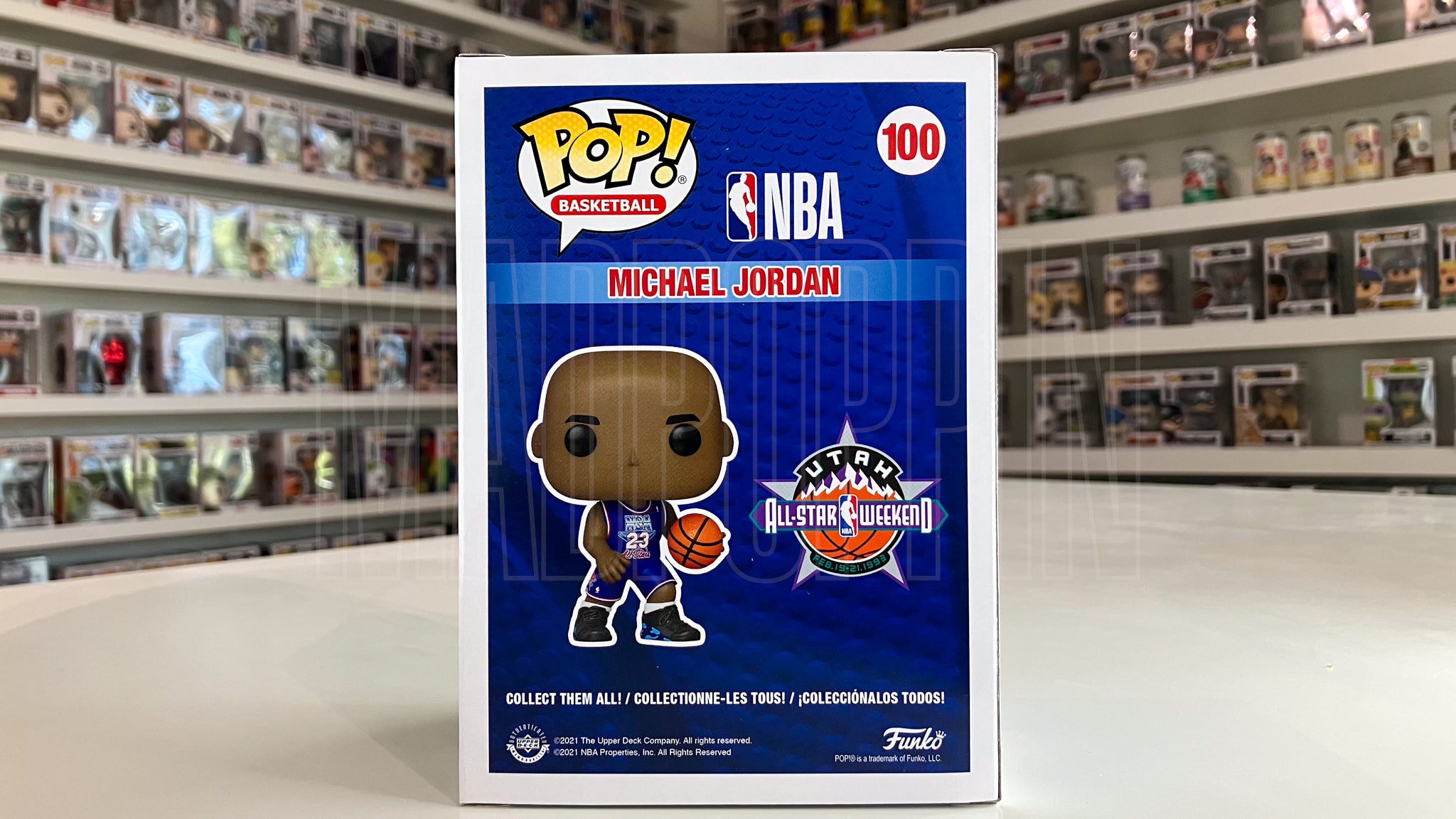 Funko Pop Basketball NBA 1993 All-Star Weekend Utah Michael Jordan 100