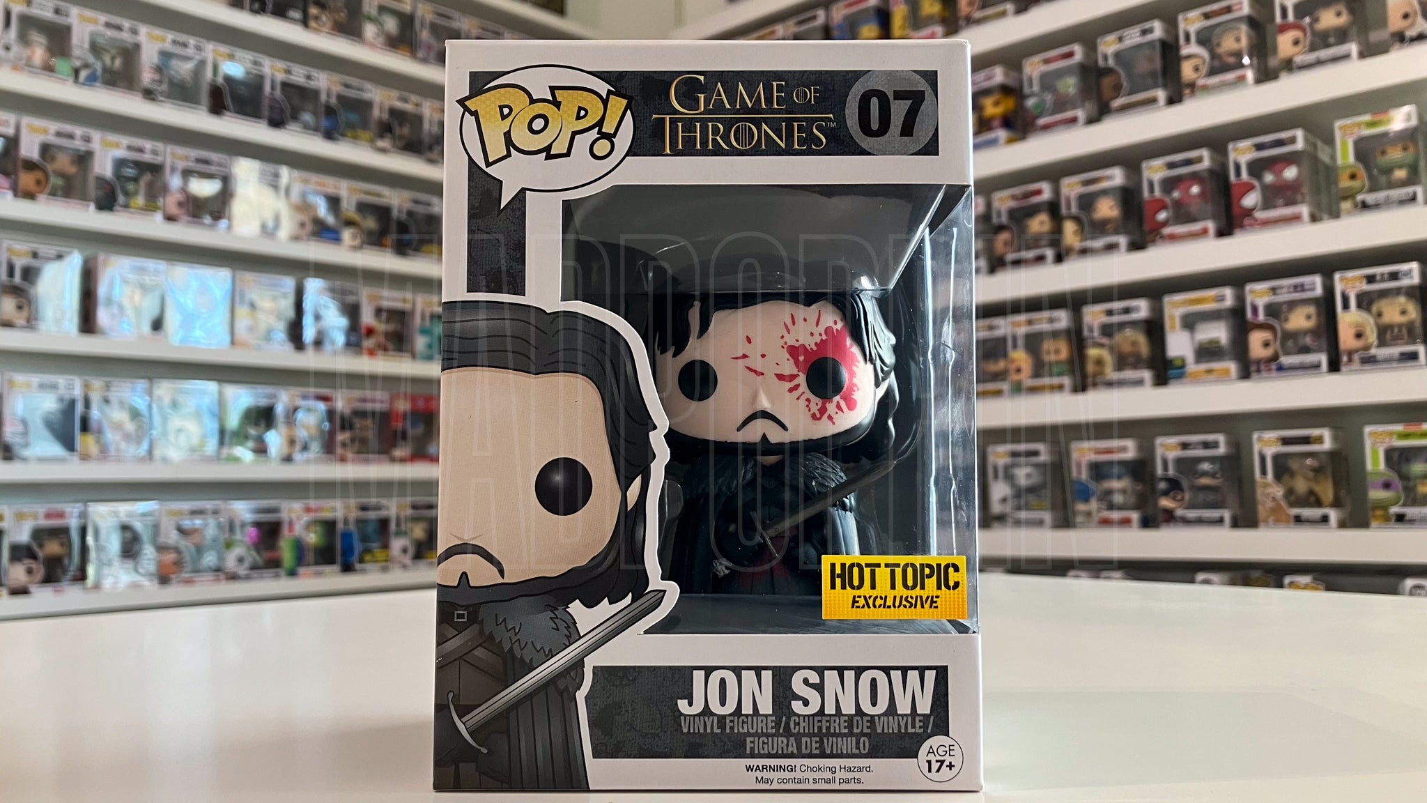 Funko Pop TV HBO Game of Thrones Jon Snow Bloody Hot Topic Exclusive 07