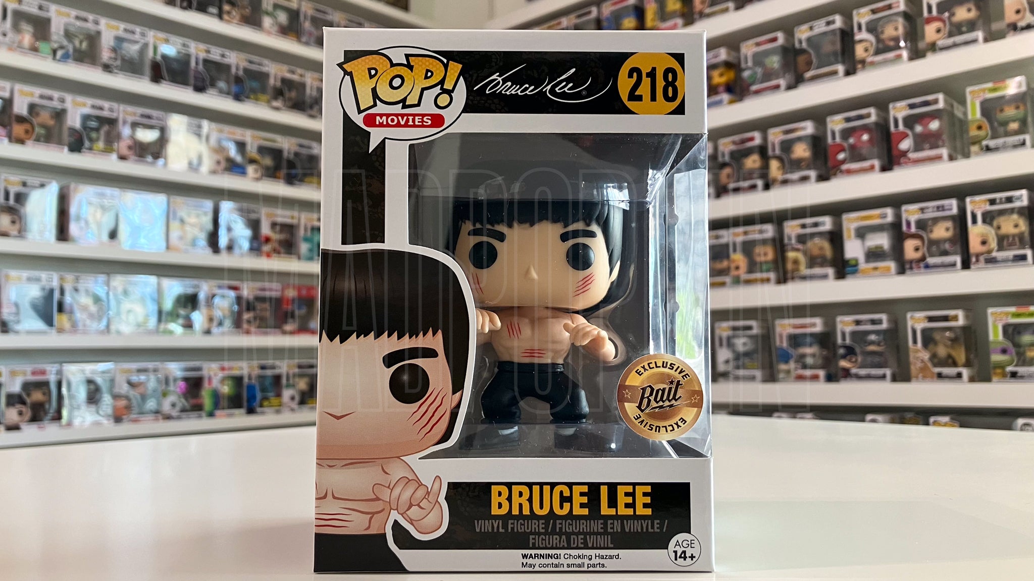 Funko Pop Movies Bruce Lee Enter the Dragon Bait Exclusive 218