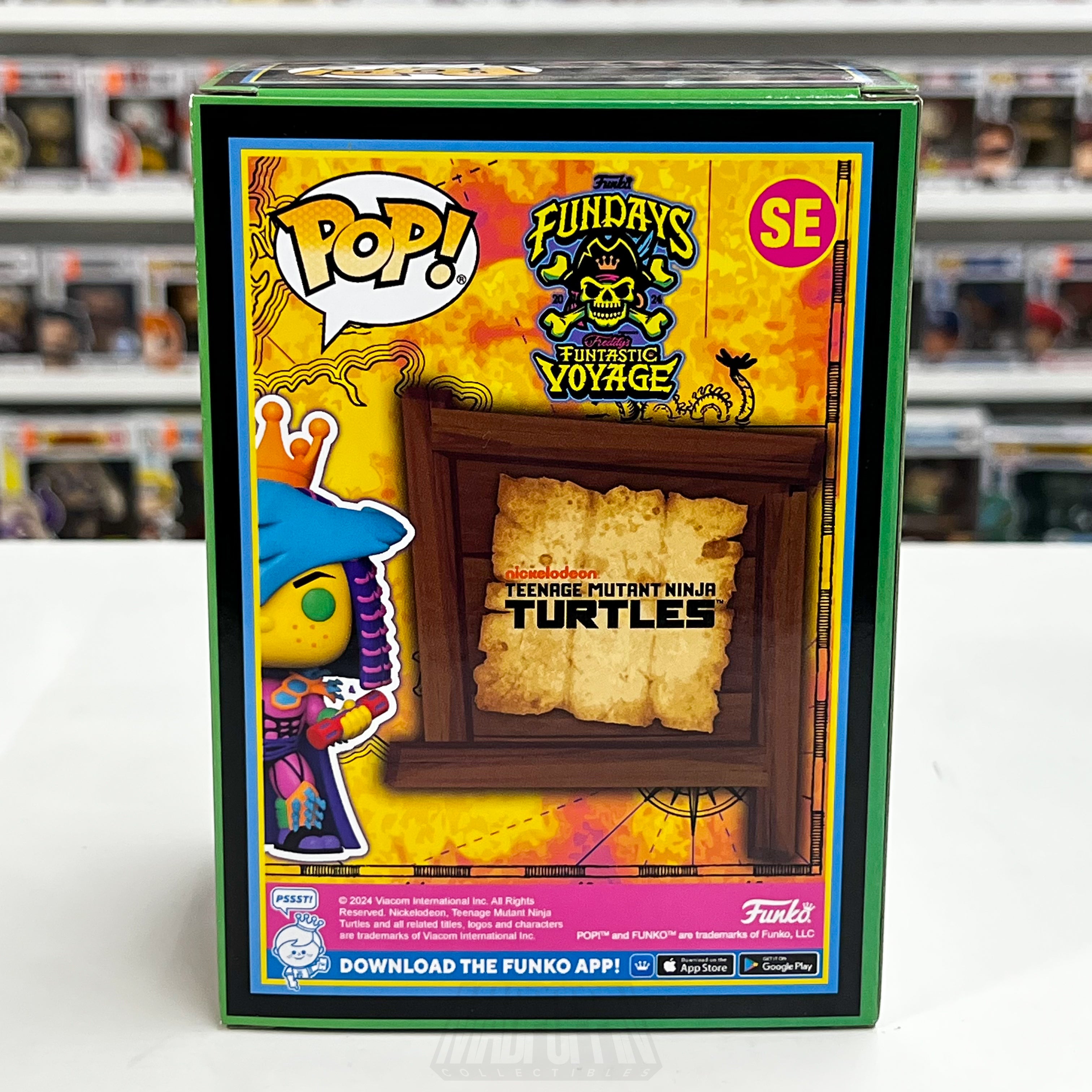 Funko Pop Fundays Funtastic Voyage Freddy as Shredder Blacklight 100 PCS TMNT