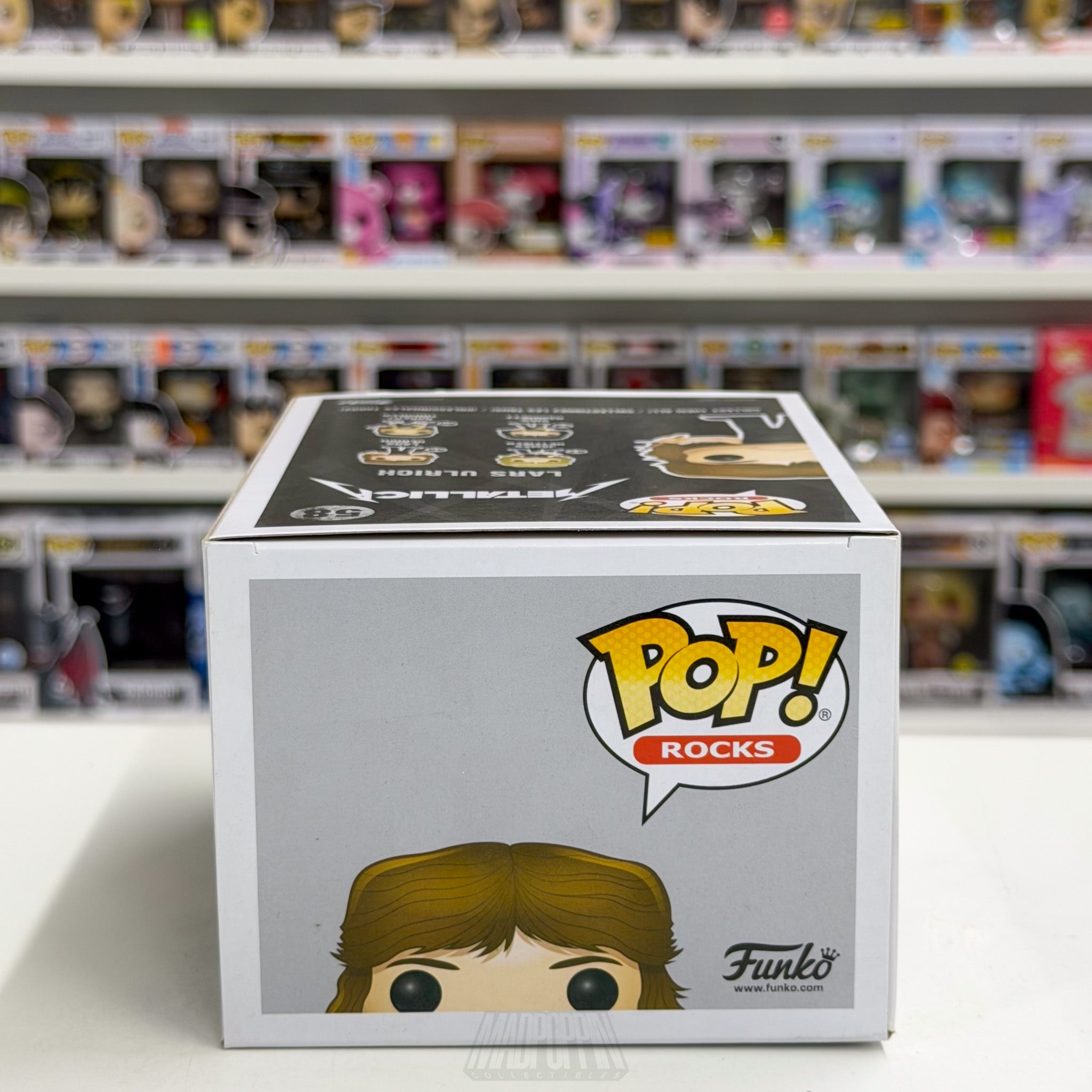 Funko Pop Rocks Metallica Lars Ulrich 58 Heavy Metal Band Music Toy Vinyl Figure