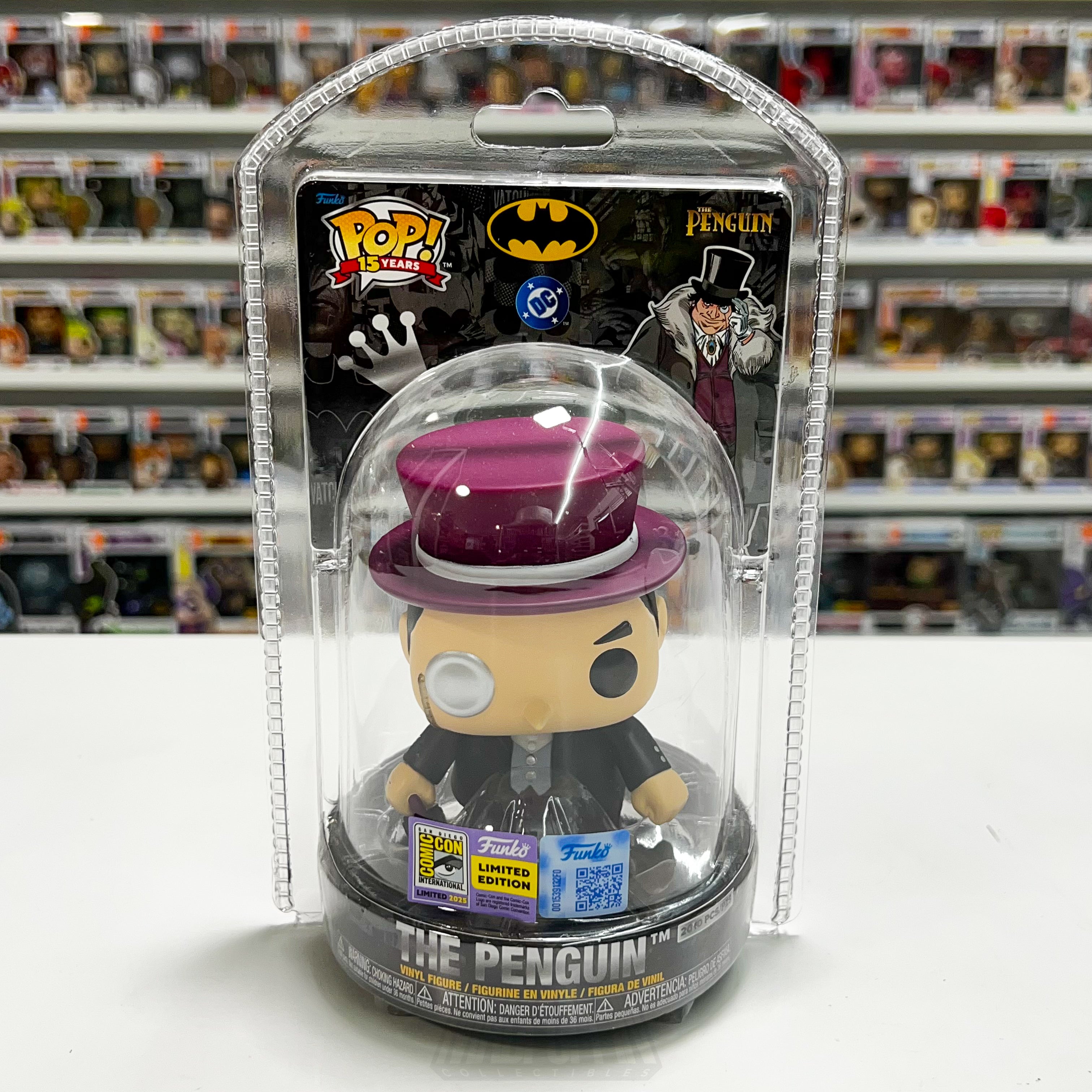 Funko Pop DC Heroes Penguin Clamshell SDCC 2025 Exclusive LE 2010 Pieces Batman