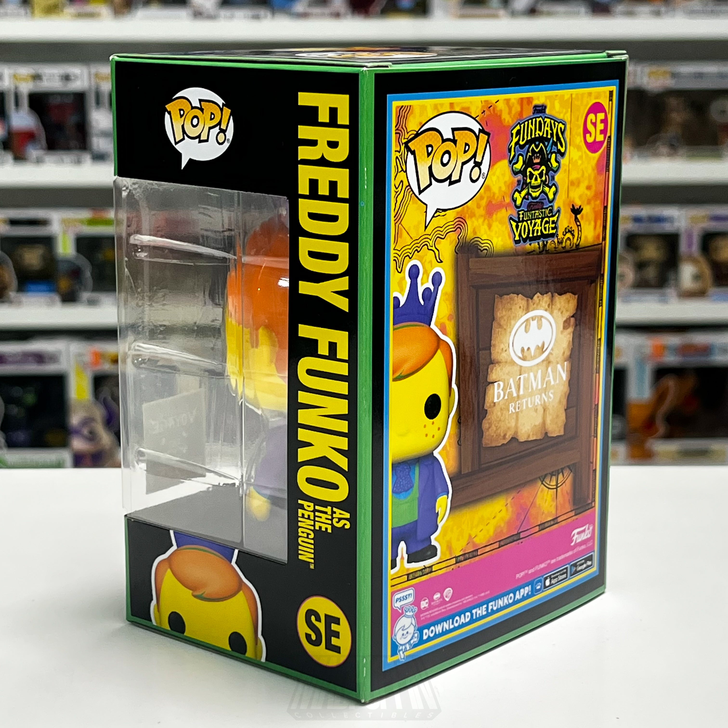 Funko Pop Fundays Funtastic Voyage Freddy as Penguin Blacklight 250 PCS SE Show