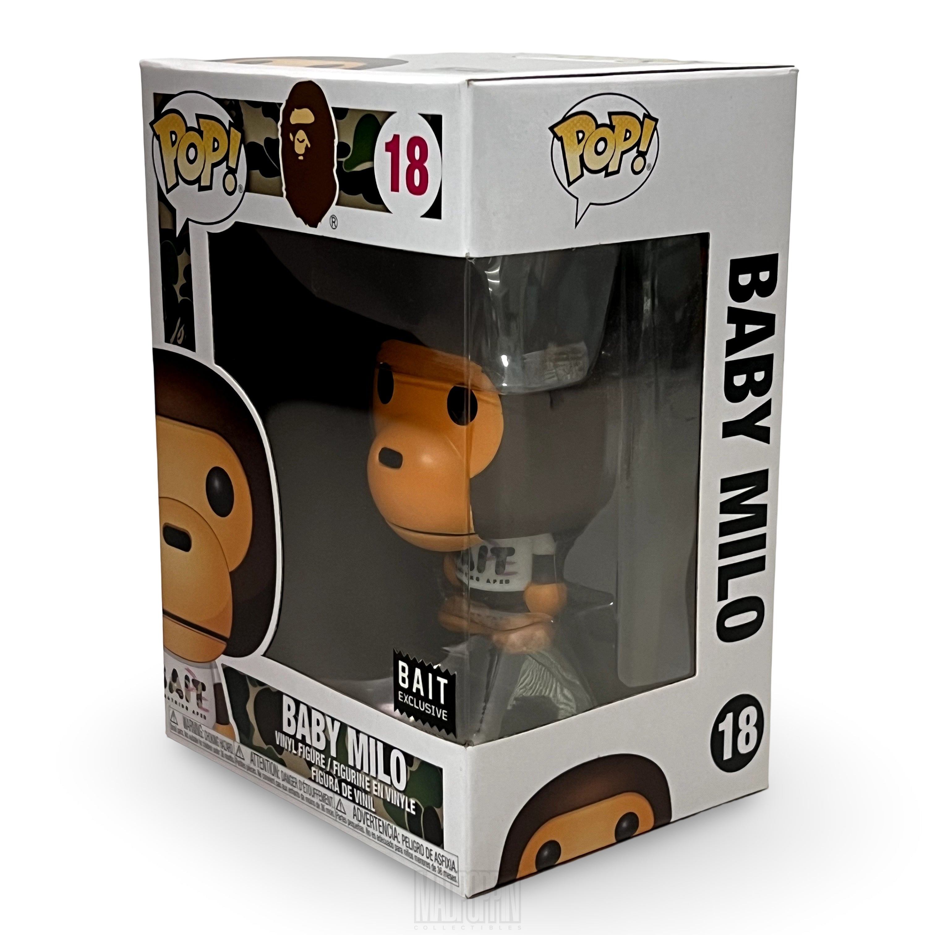 Funko Pop Icons Bape A Bathing Ape Baby Milo Camo Shirt Bait Exclusive