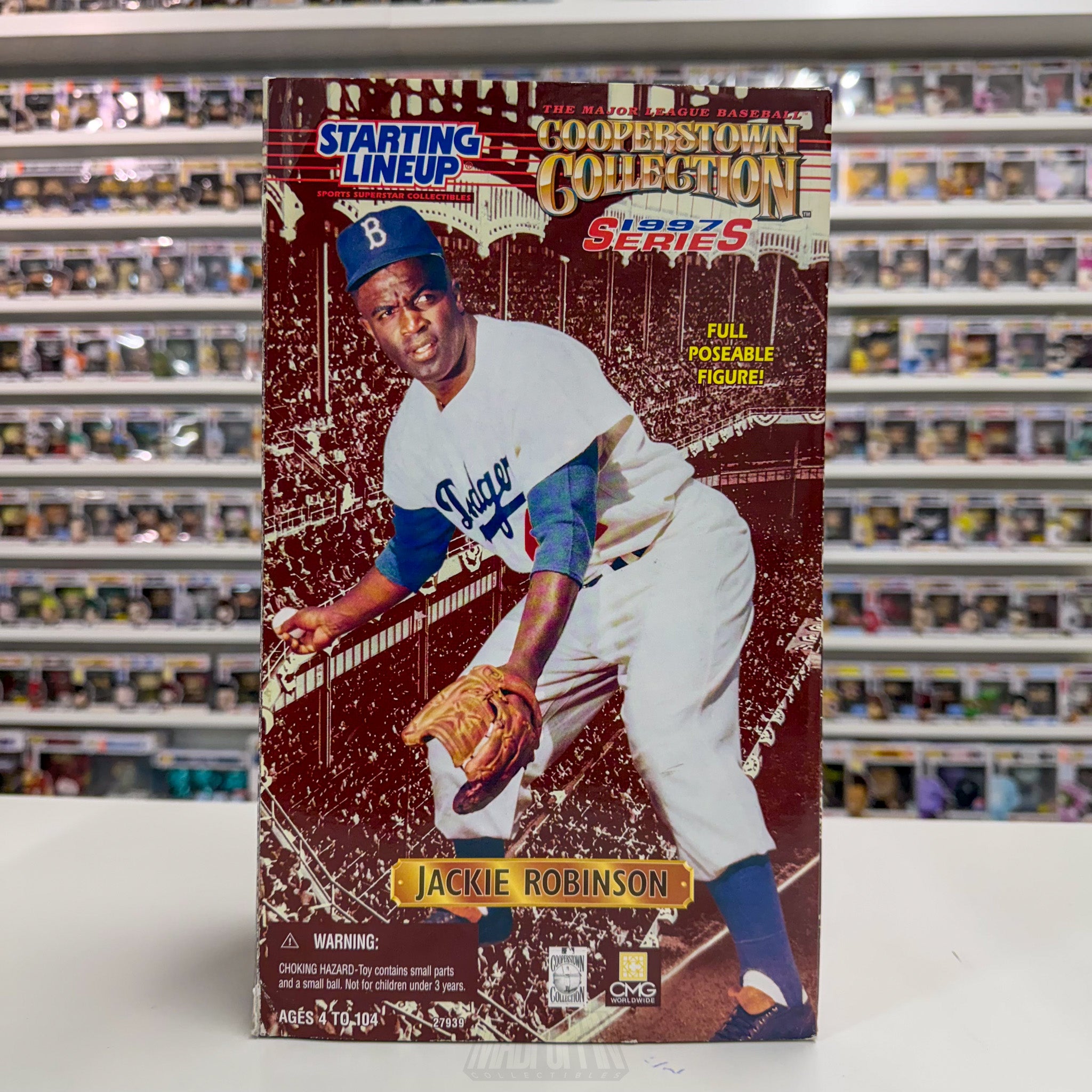 Starting Lineup Brooklyn Dodgers Jackie Robinson Cooperstown Figure MLB Baseball