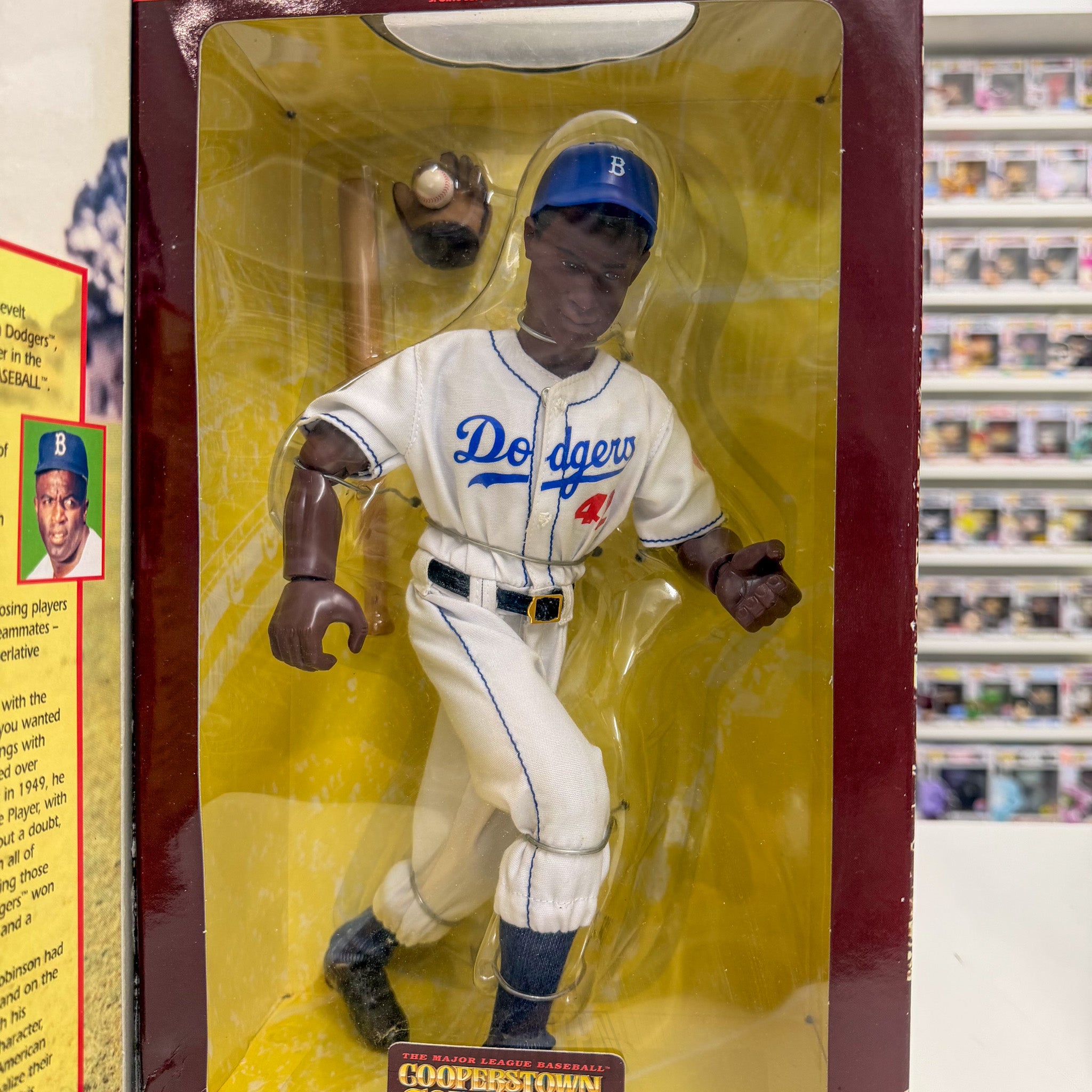 Starting Lineup Brooklyn Dodgers Jackie Robinson Cooperstown Figure MLB Baseball