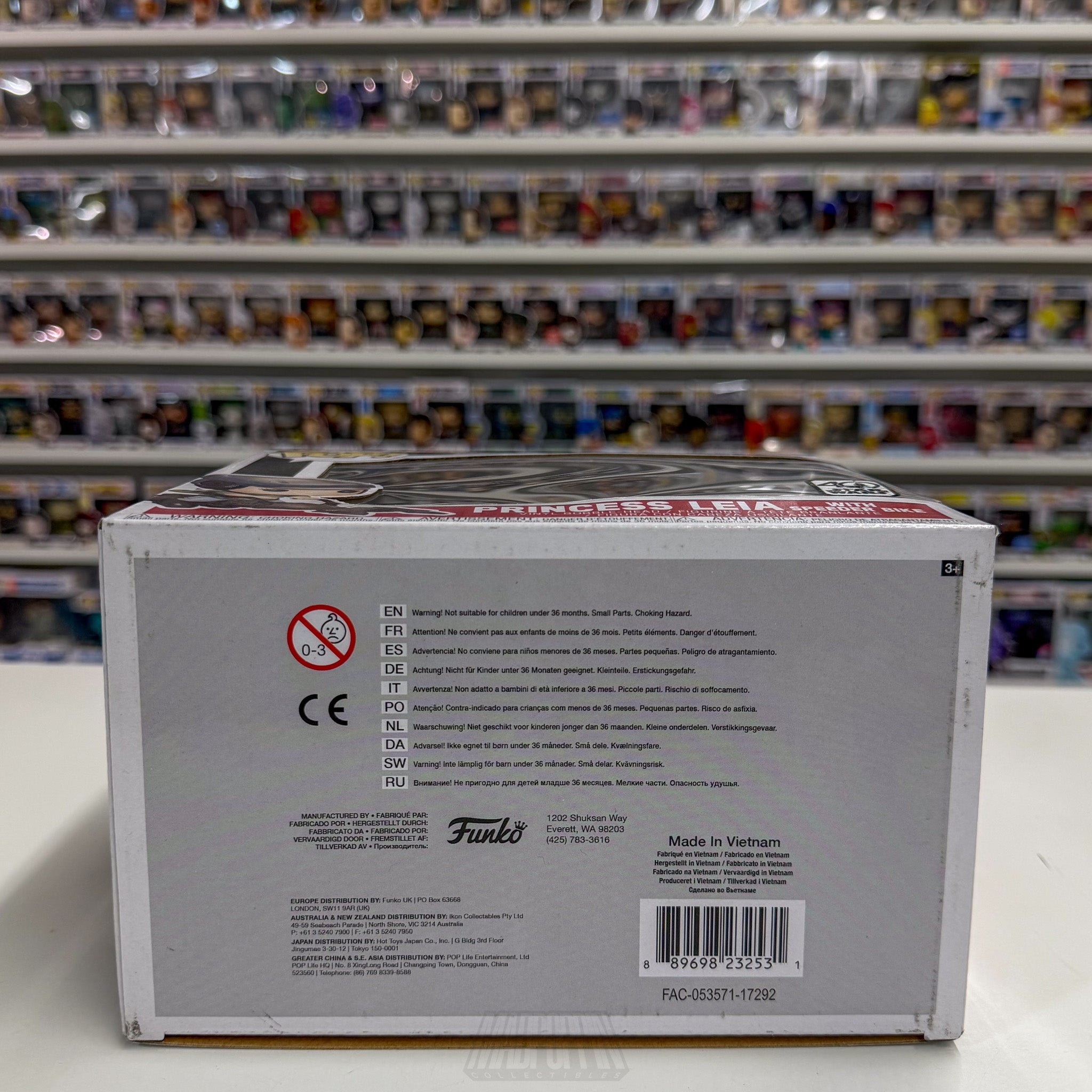 Funko Pop Ride Star Wars 228 Princess Leia Speeder Bike ROTJ 40th Anniversary