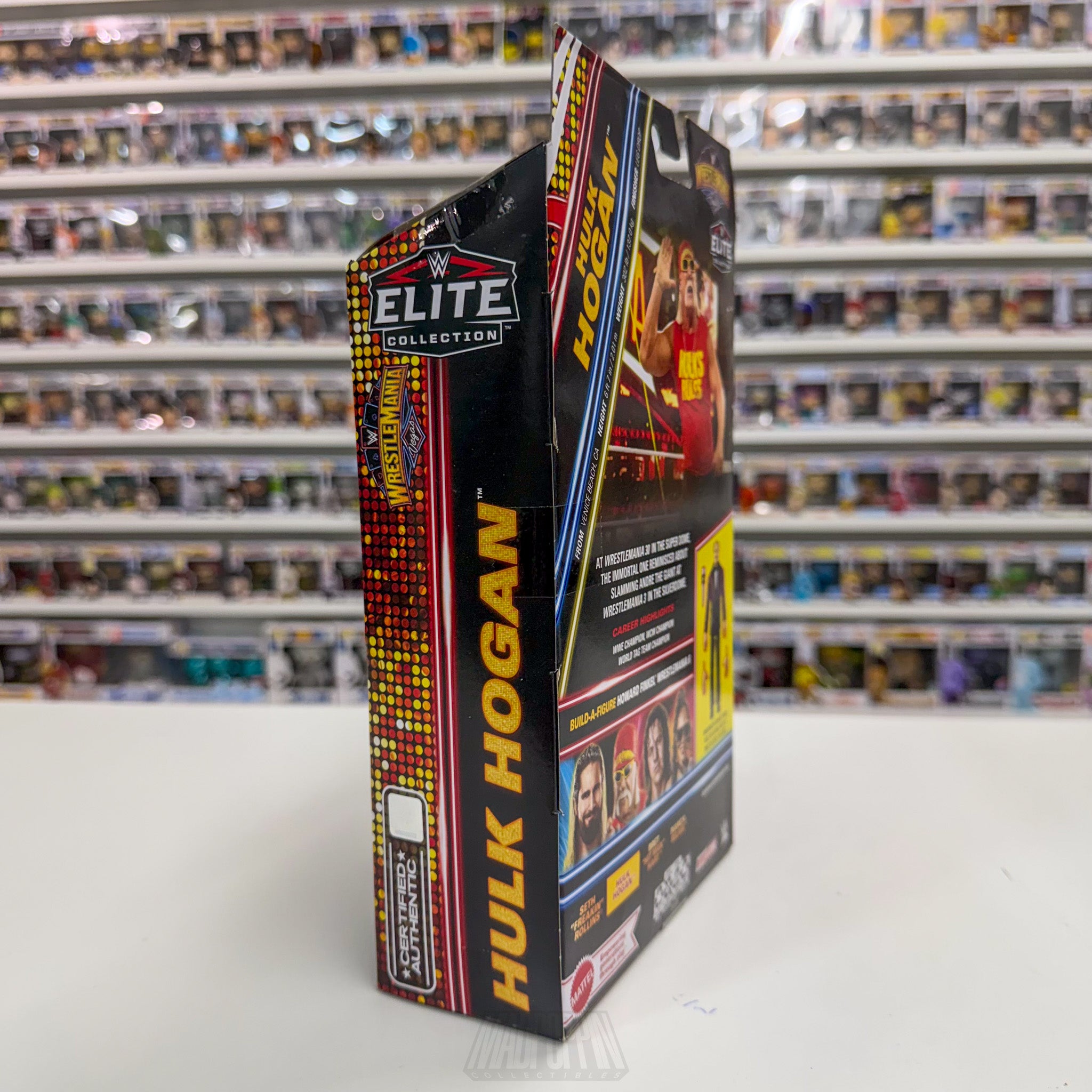 Mattel WWE Elite WrestleMania Vegas Hulk Rules Hogan BAF Hulkamania Wrestling