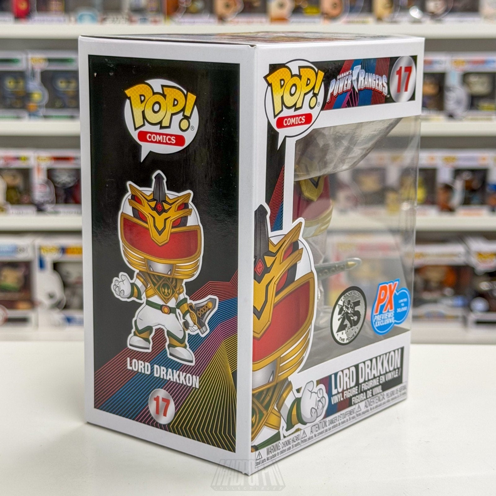 Funko Pop Comics Power Rangers Lord Drakkon PX 17 MMPR Villain Toy Vinyl Figure