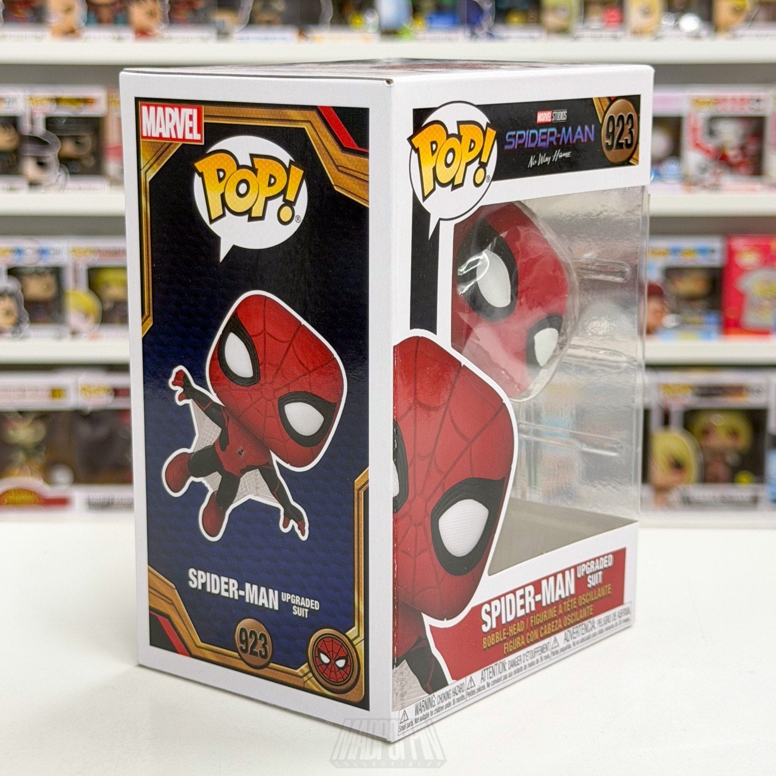 Funko Pop Marvel Spider-Man No Way Home Upgraded Suit 923 Superhero Vinyl Figure