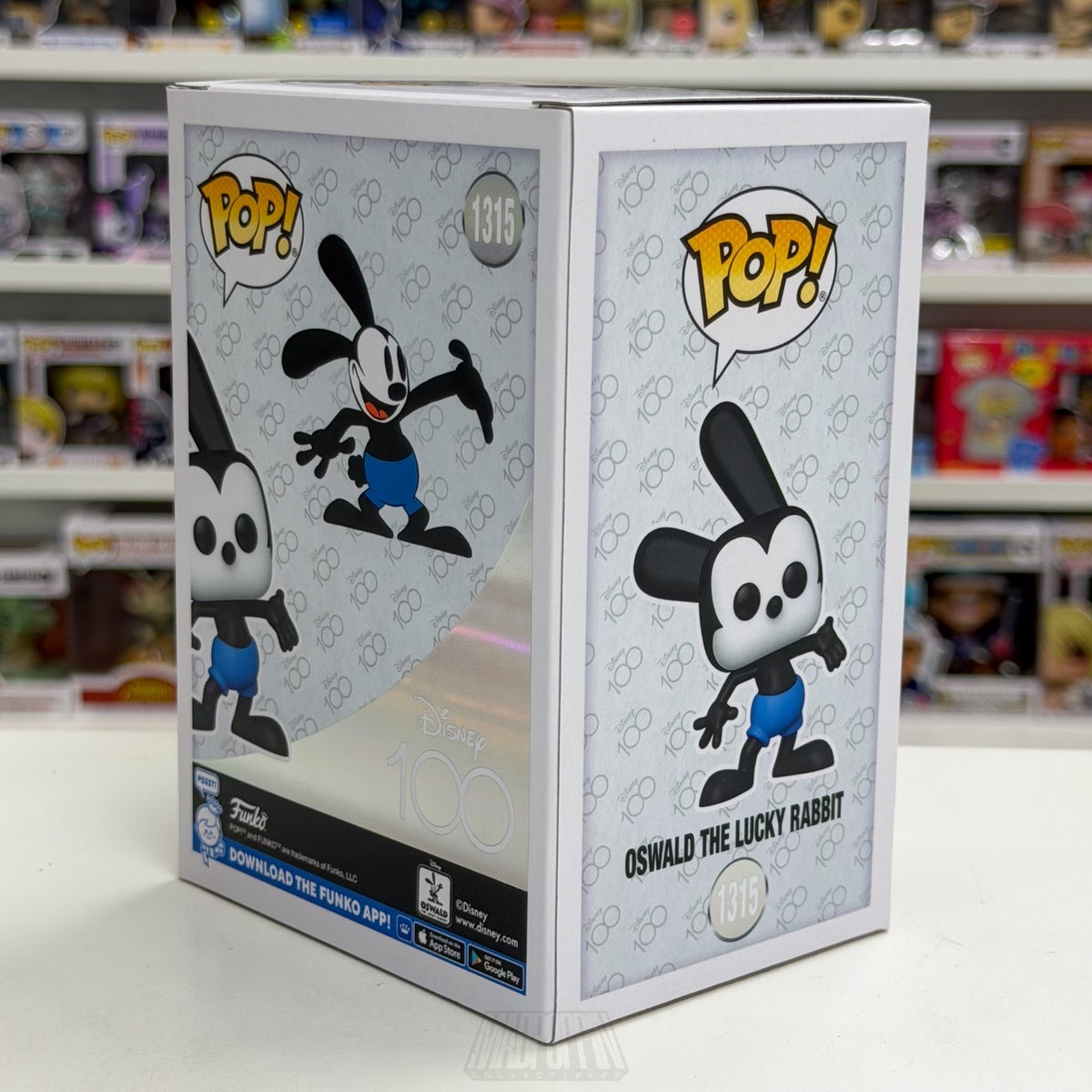 Funko Pop Disney 100 Oswald the Lucky Rabbit 1315 Ozzie Animation Vinyl Figure
