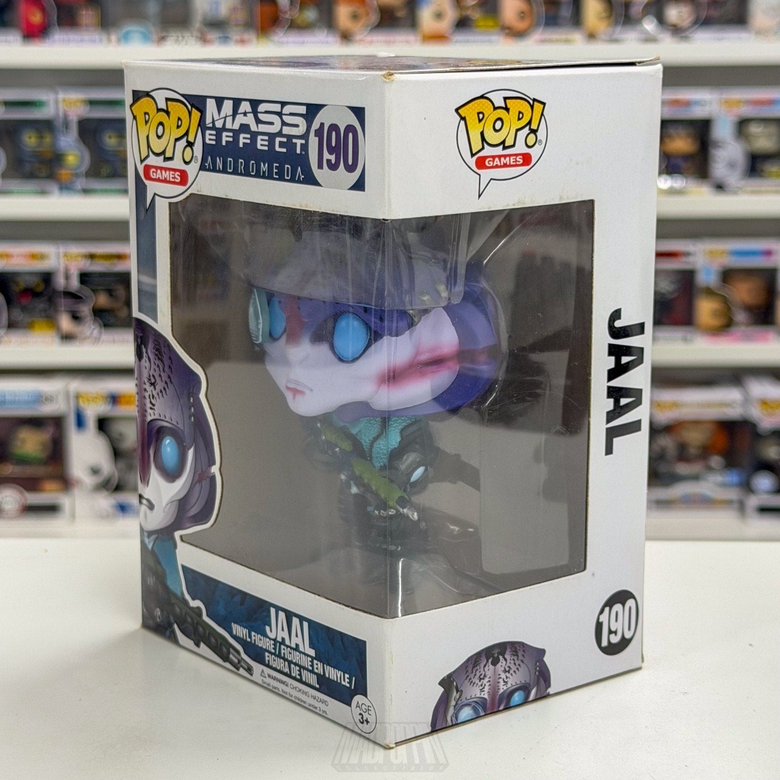 Funko Pop Video Games Mass Effect Andromeda Jaal 190 Action Sci-Fi Vinyl Figure