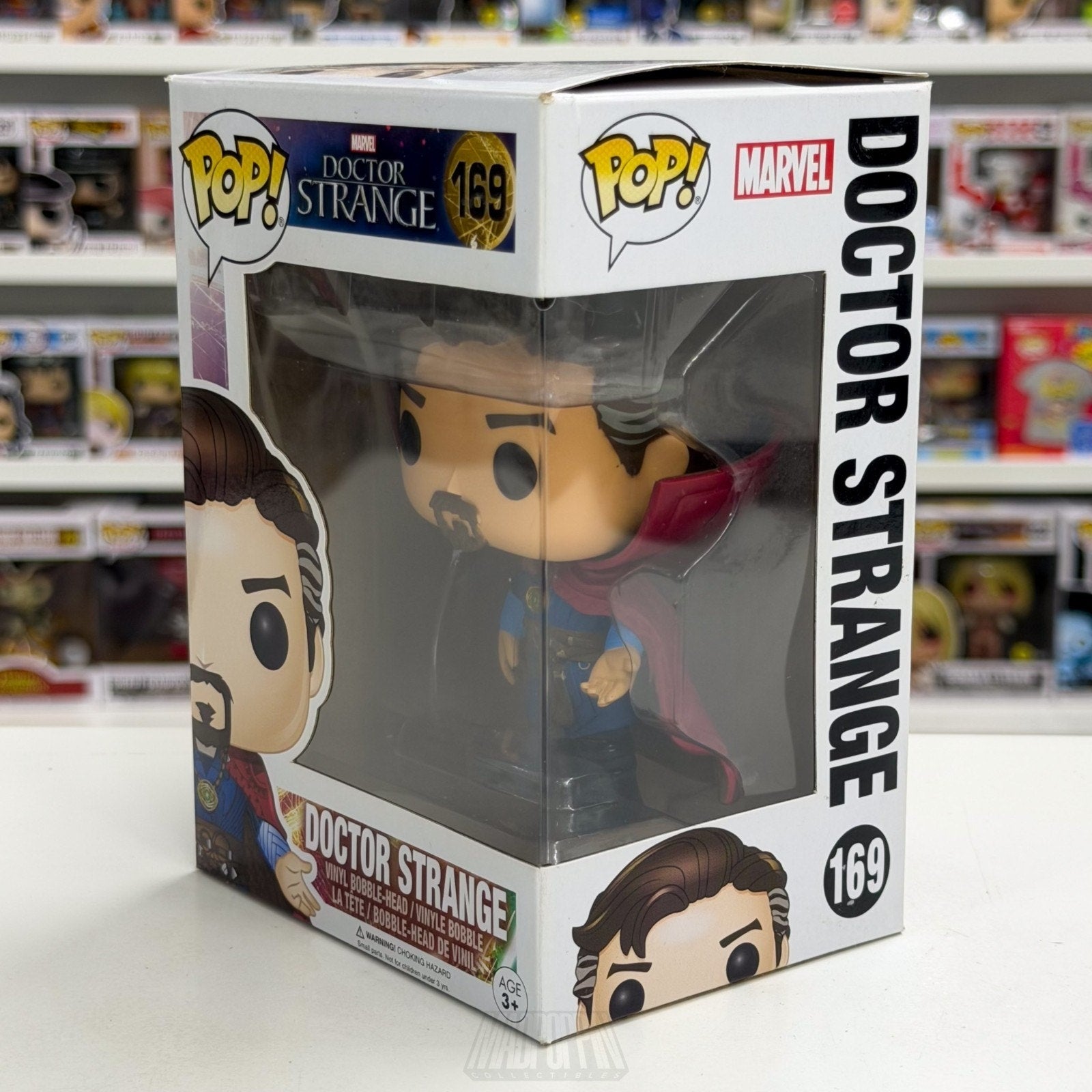 Funko Pop Marvel Doctor Strange 169 Magic Arts Sorcerer Supreme Toy Vinyl Figure