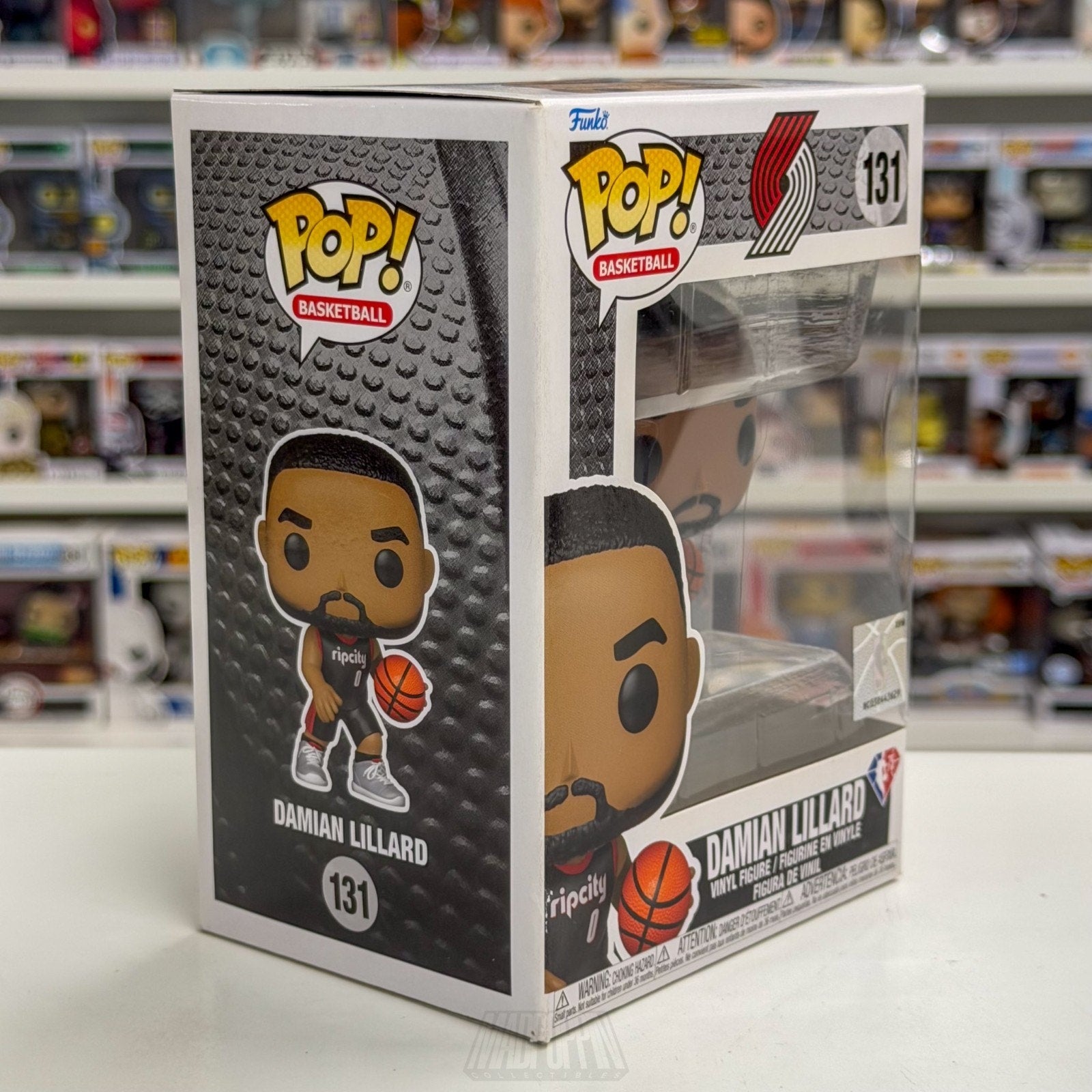 Funko Pop NBA Basketball Portland Trail Blazers Damian Lillard 131 Vinyl Figure