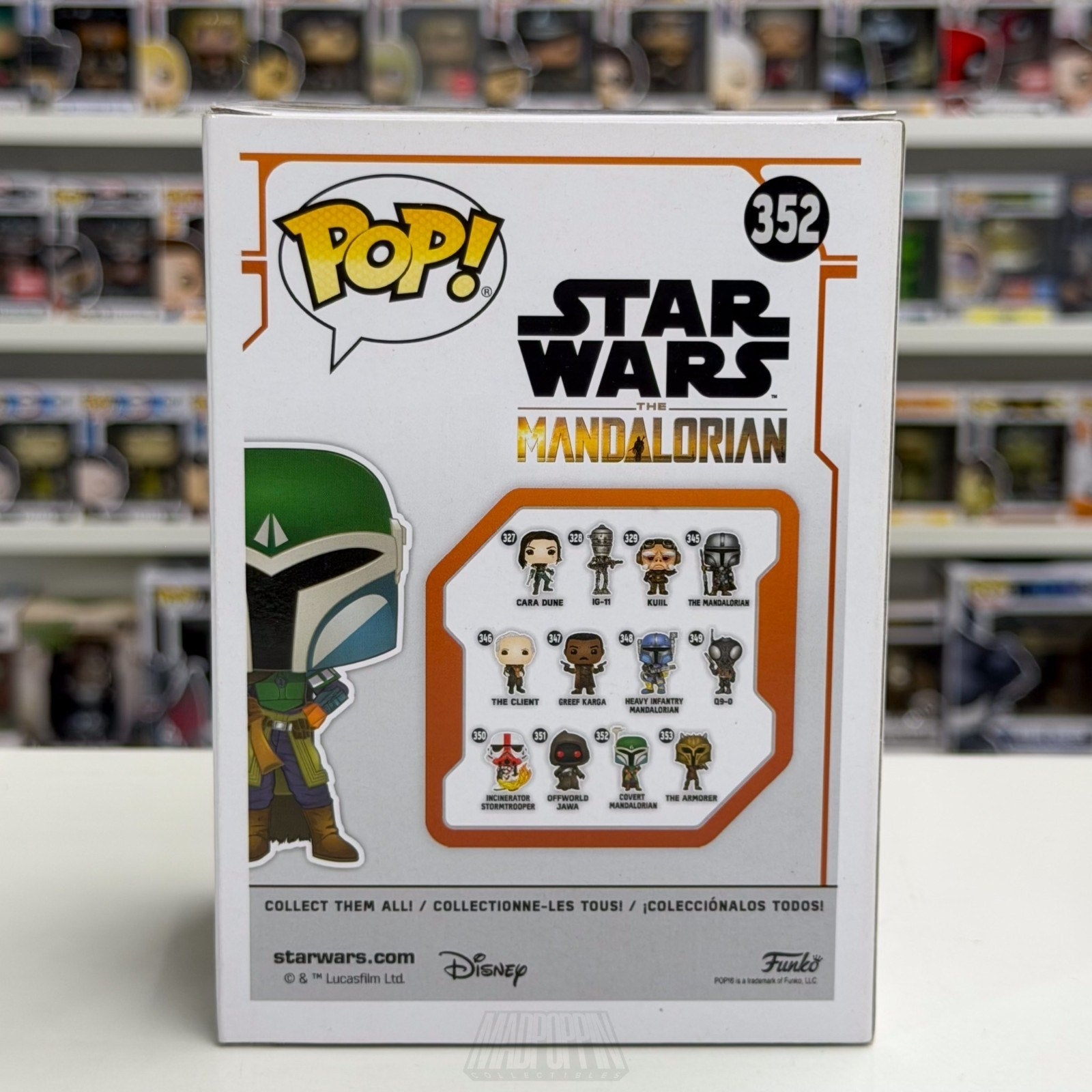 Funko Pop Star Wars Covert Mandalorian 352 Television Disney+ Toy Vinyl Figure