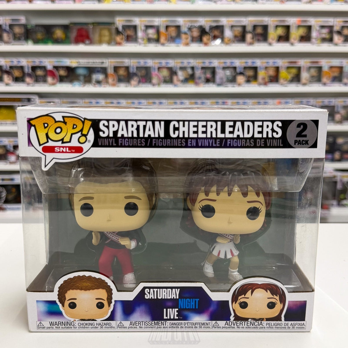 Funko Pop SNL Spartan Cheerleaders Spartan Cheerleaders 2 Pack Toy Vinyl Figure