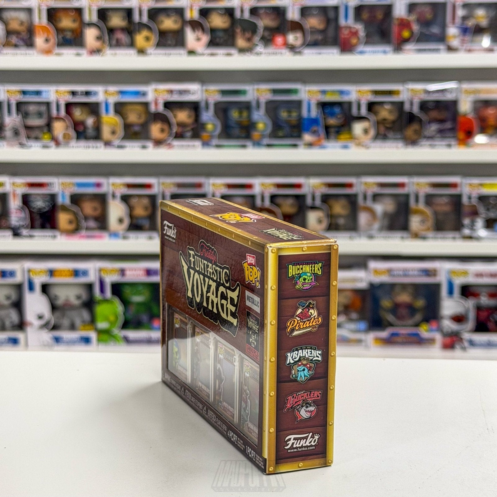 Funko Pop Bitty Fundays Funtastic Voyage Metallic 4 Pack Show Edition Toy Figure