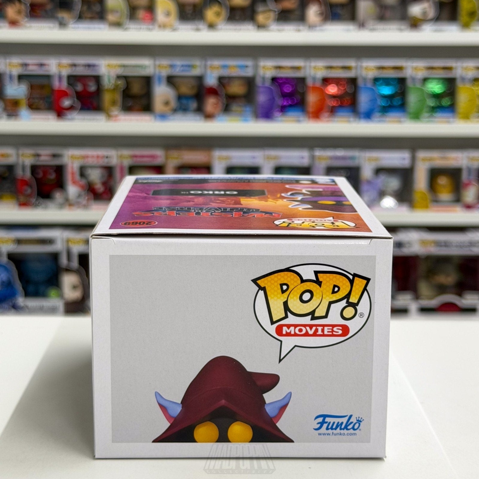 Funko Pop Movies Masters of the Universe Orko 2069 SDCC 2026 MOTU CON STICKER