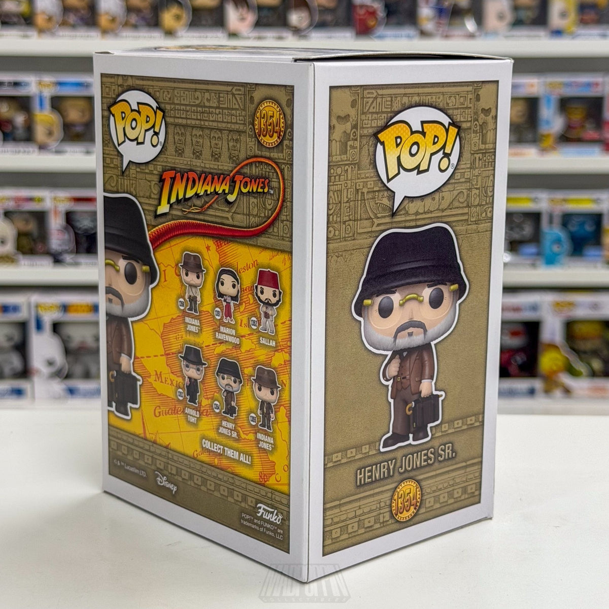 Funko Pop Movies Indiana Jones Professor Henry Sr 1354 Scottish Toy Vinyl Figure