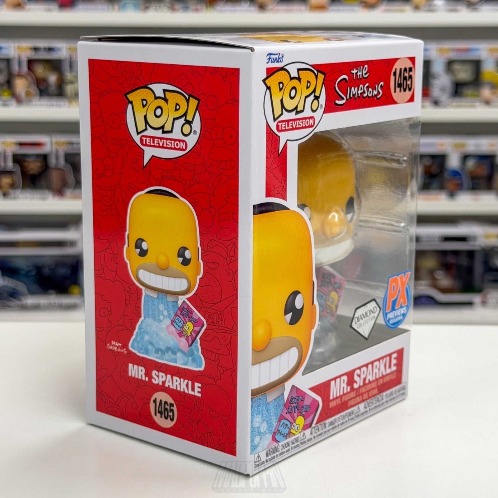 Funko Pop Television The Simpsons Mr. Sparkle Homer PX 1465 Toy Vinyl Figure
