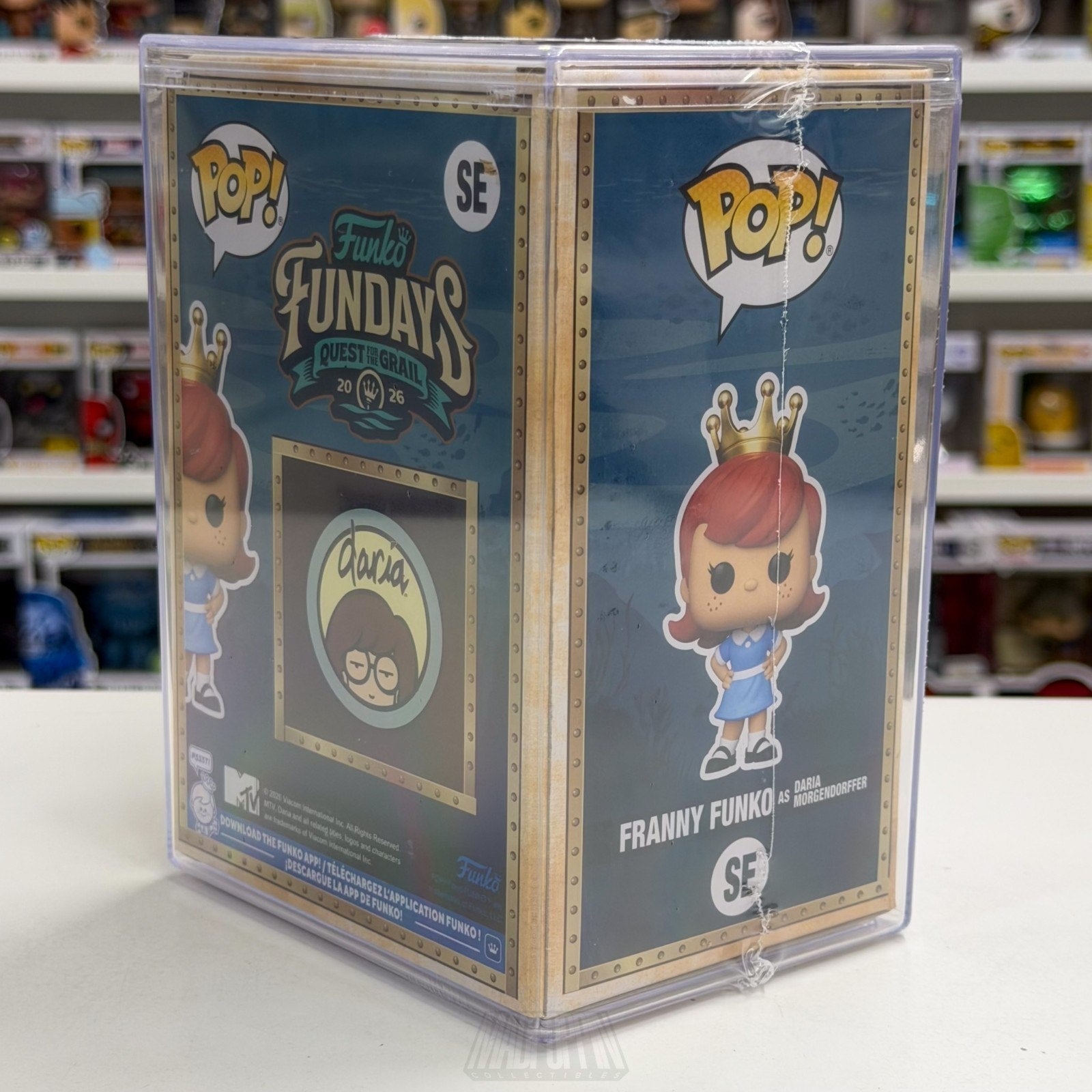 Funko Pop Fundays Franny as Daria Morgendorffer Diamond SE SDCC 2026 CON STICKER