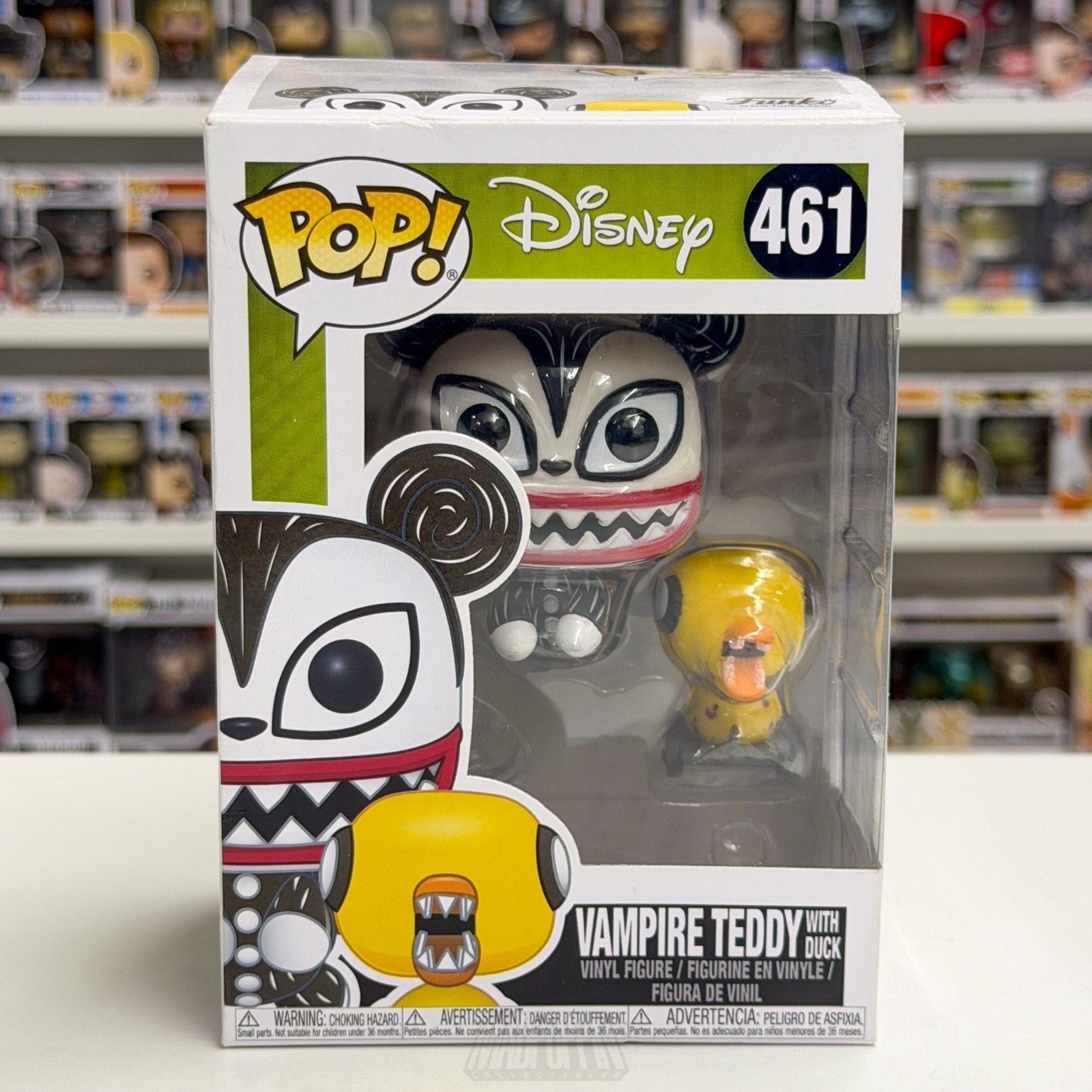 Funko Pop Disney Nightmare Before Christmas Vampire Teddy w/Duck 461 Toy Figure