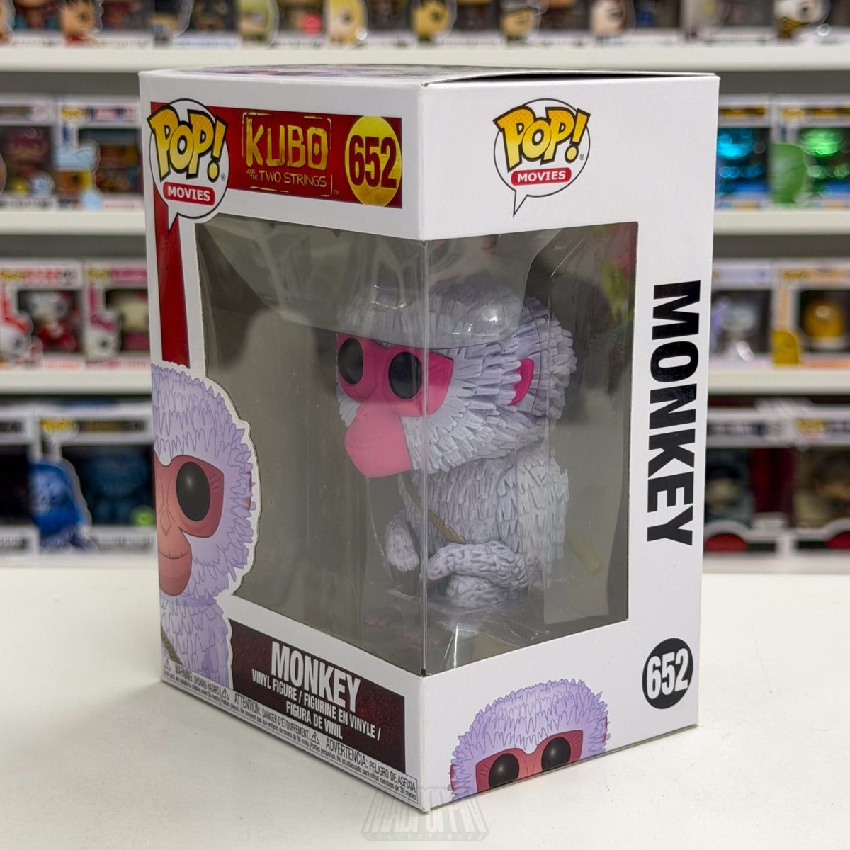 Funko Pop Movies Kubo and the Two Strings Monkey 652 Fantasy Film Vinyl Figure