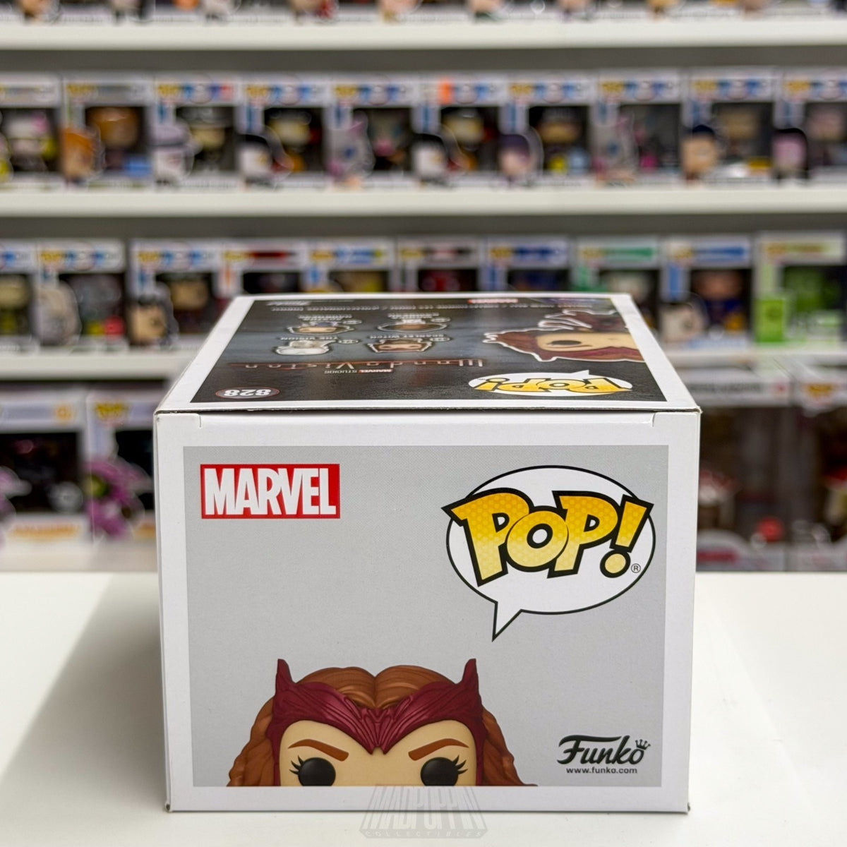 Funko Pop Marvel WandaVision Scarlet Witch Levitating Hot Topic 828 Vinyl Figure
