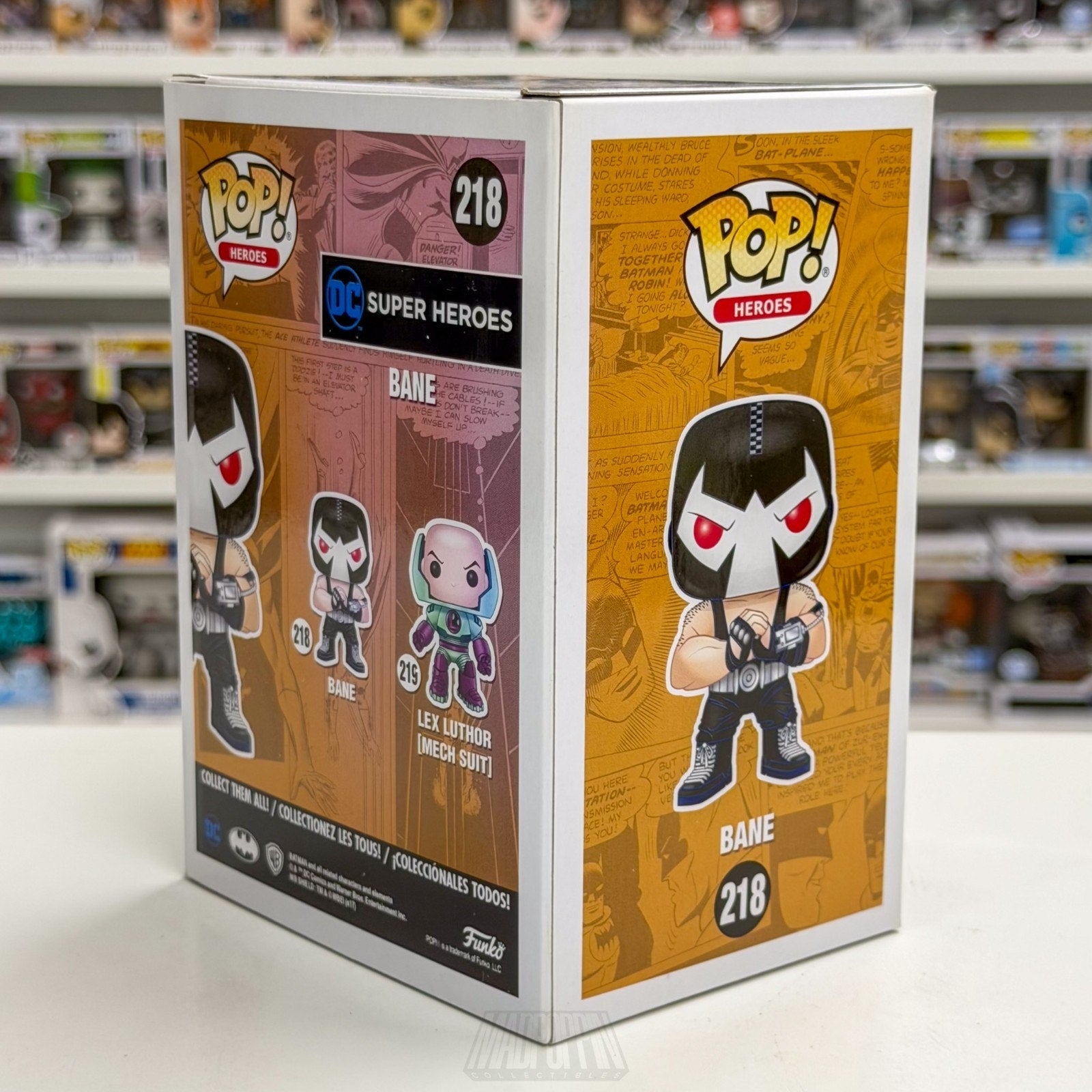 Funko Pop DC Super Heroes Bane Legion of Collectors 218 Villains Vinyl Figure