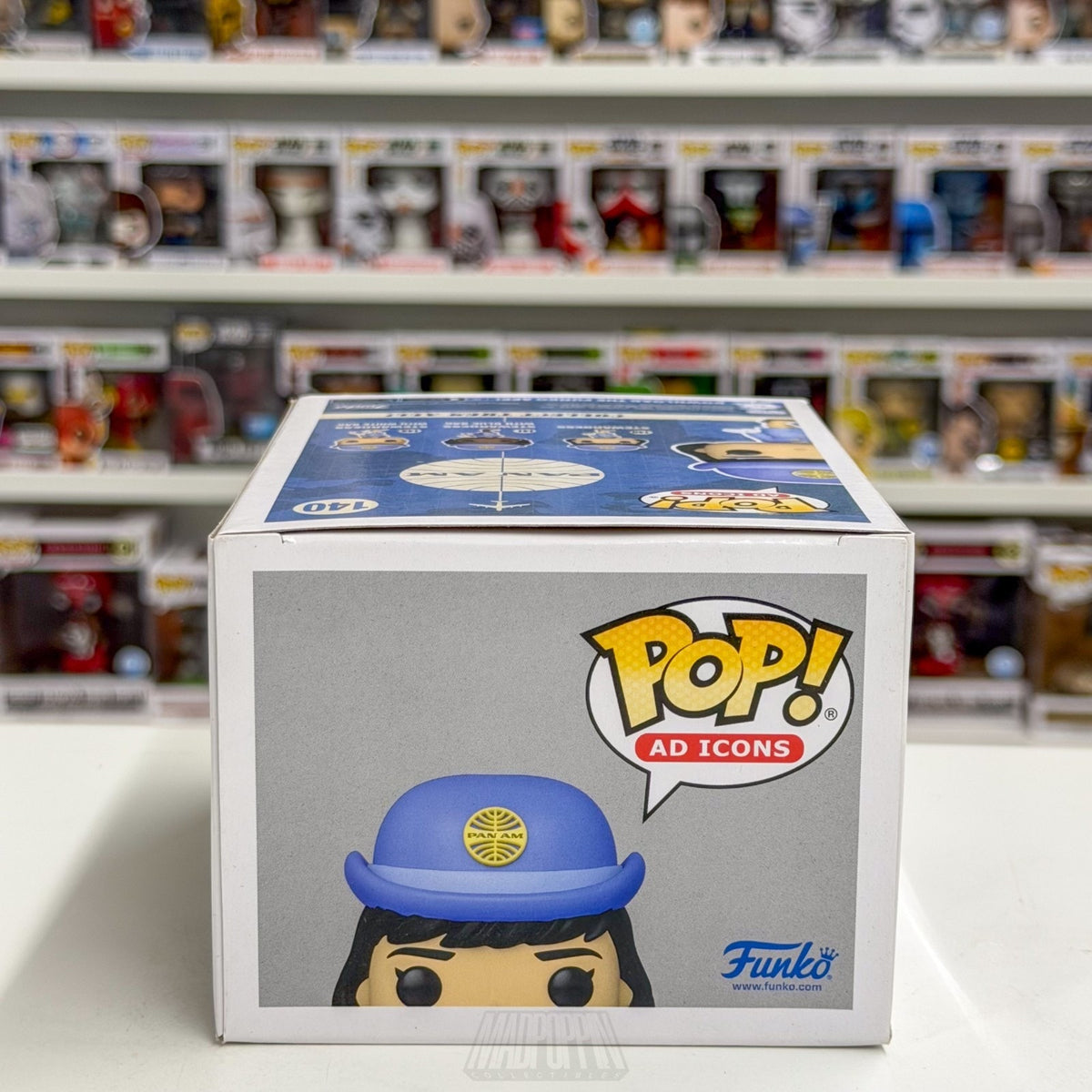 Funko Pop Ad Icons Pan Am American World Airways Stewardess 140 Toy Vinyl Figure