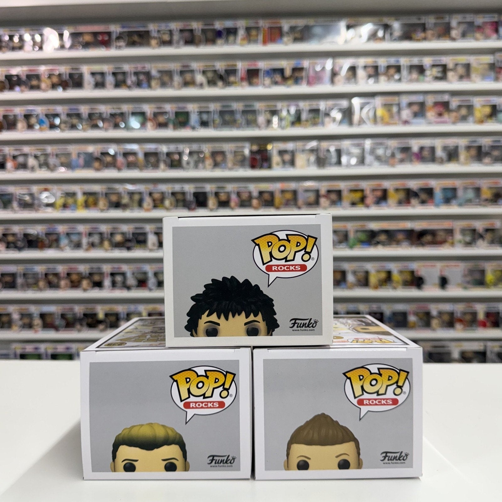 Funko Pop Rocks Green Day Complete Set Billie Joe Mike Tre Punk Vinyl Figures