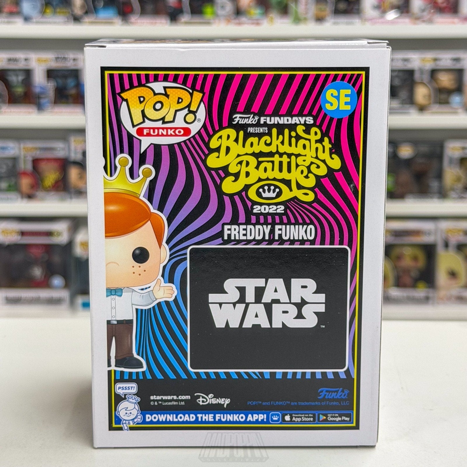 Funko Pop Fundays Blacklight Battle Darth Maul SE Star Wars Sith Vinyl Figure