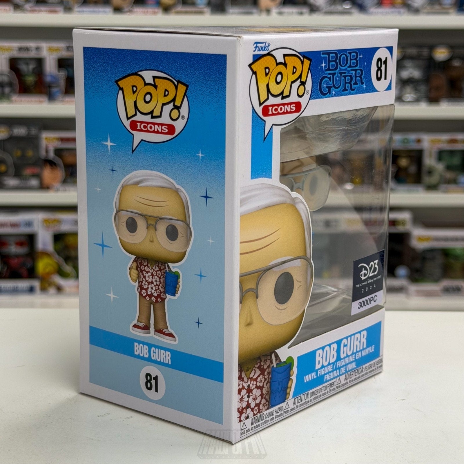 Funko Pop Disney Icons Bob Gurr Original Imagineer D23 Exclusive 81 Vinyl Figure