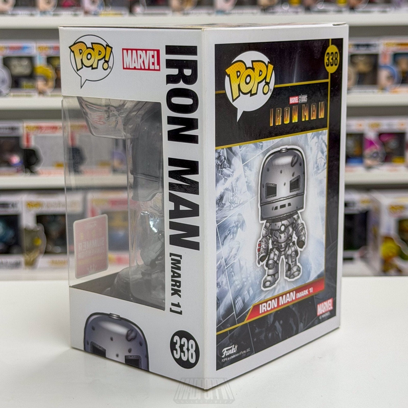Funko Pop Marvel Iron Man Mark 1 SDCC Summer Con 338 Tony Stark Toy Vinyl Figure