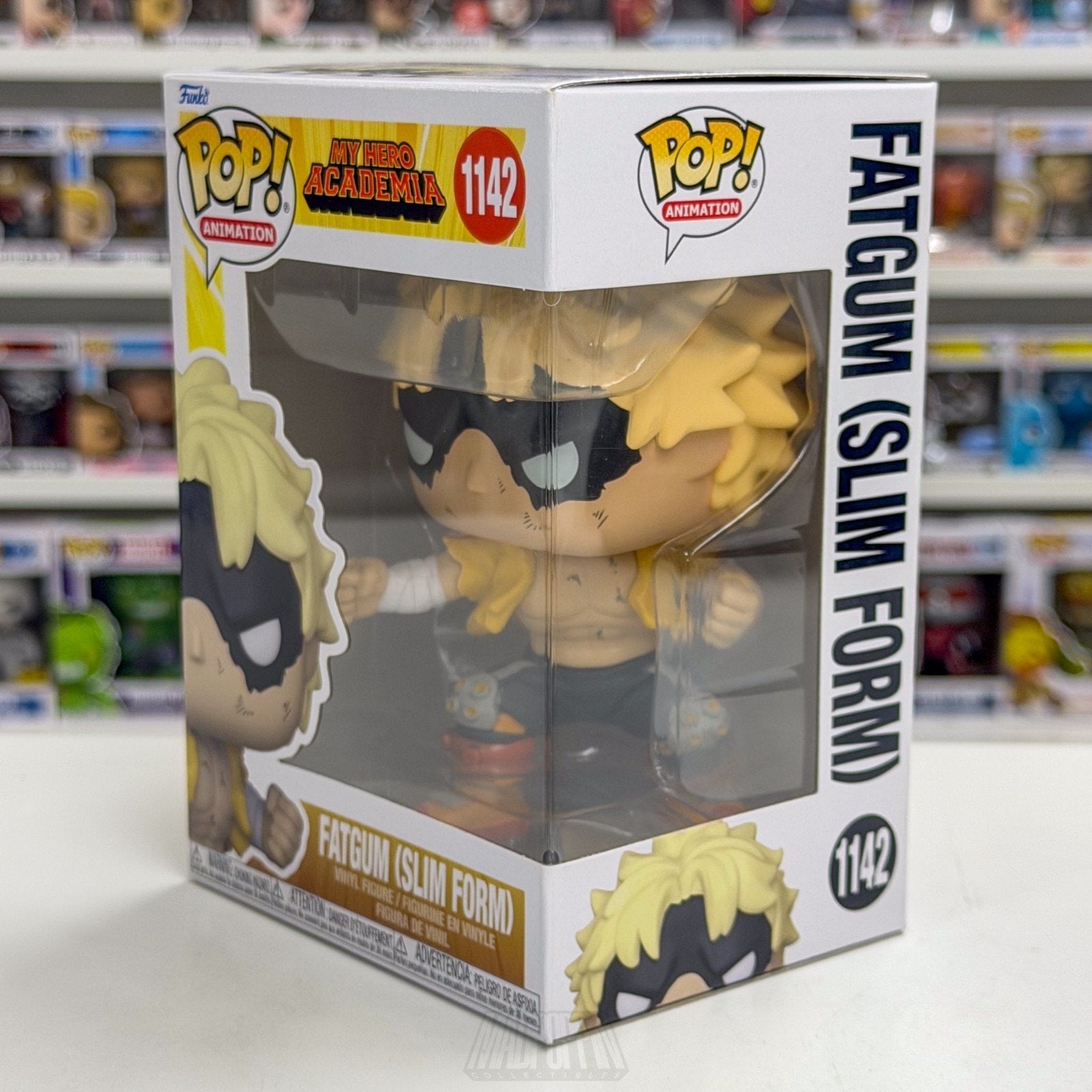 Funko Pop Anime My Hero Academia Fatgum Slim Form 1142 Japan Manga Vinyl Figure