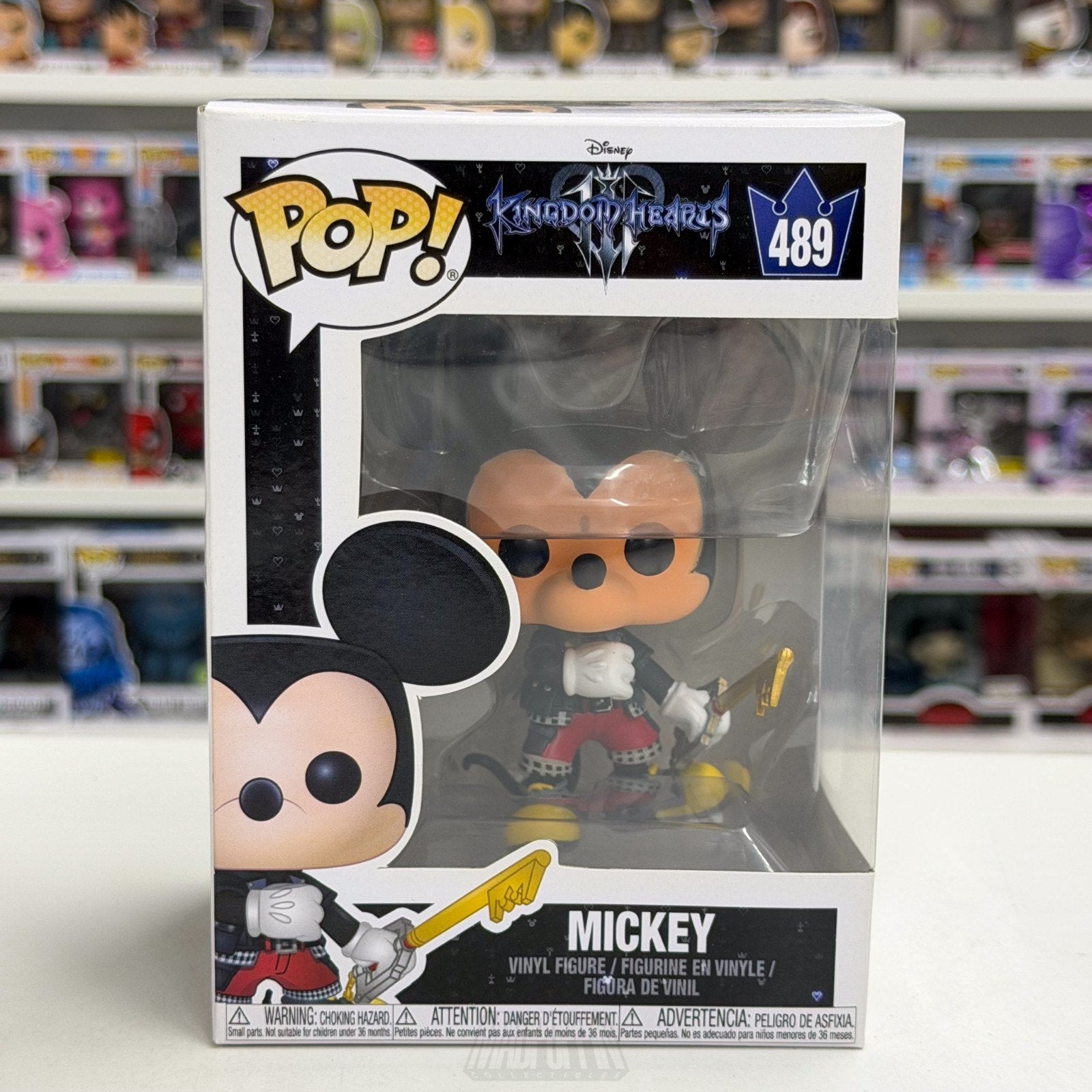 Funko Pop Games Disney Kingdom Hearts III Mickey Mouse 489 RPG Toy Vinyl Figure