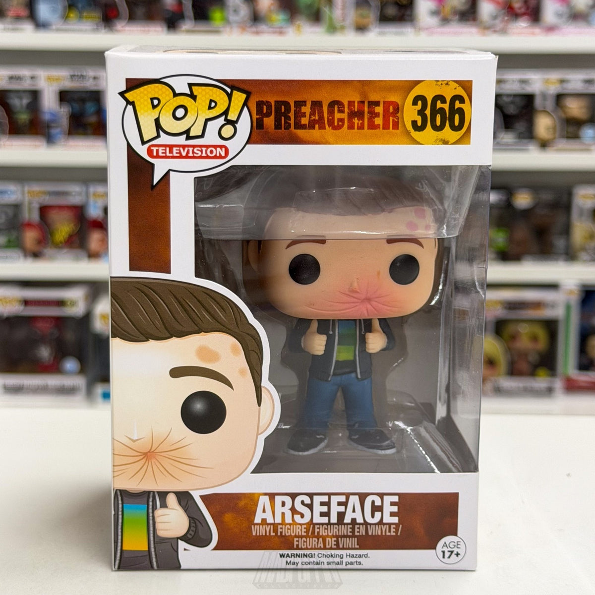 Funko Pop TV Preacher Arseface 366 AMC Supernatural Adventure DC Vinyl Figure