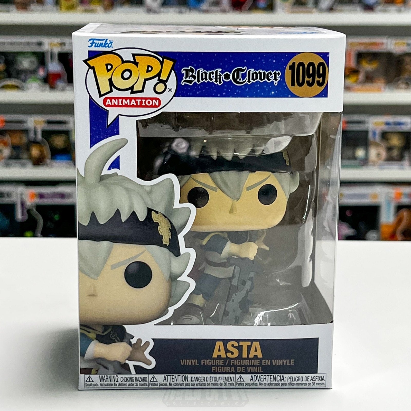 Funko Pop Anime Black Clover Asta 1099 Wizard King Japanese Manga Vinyl Figure