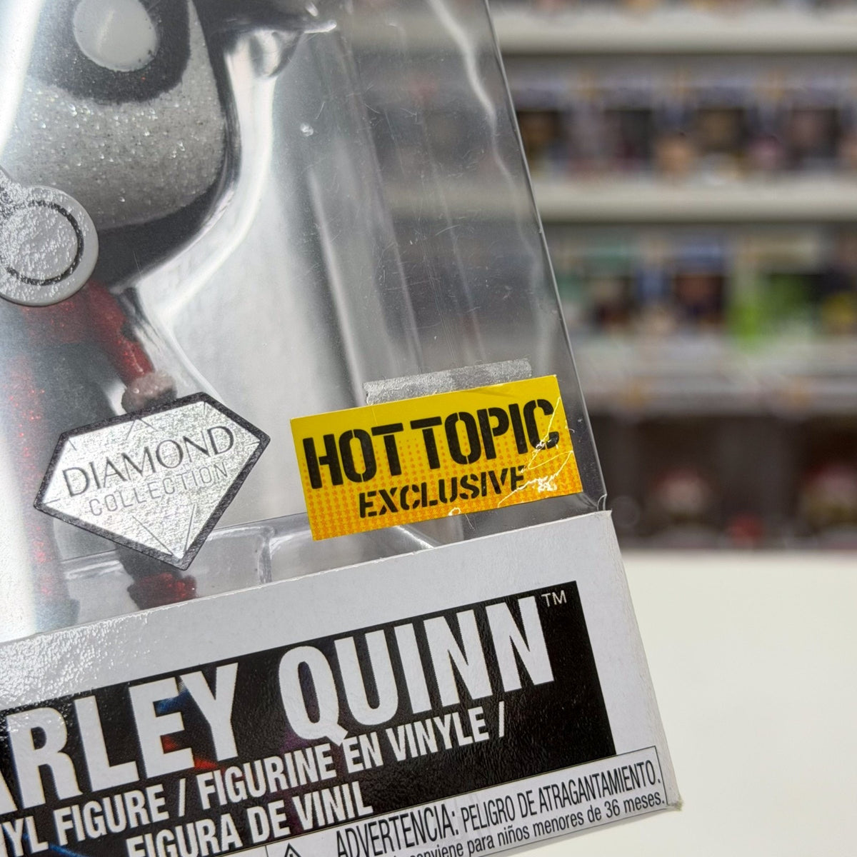 Funko Pop DC Heroes Harley Quinn Hot Topic Diamond 156 Batman BTAS Vinyl Figure