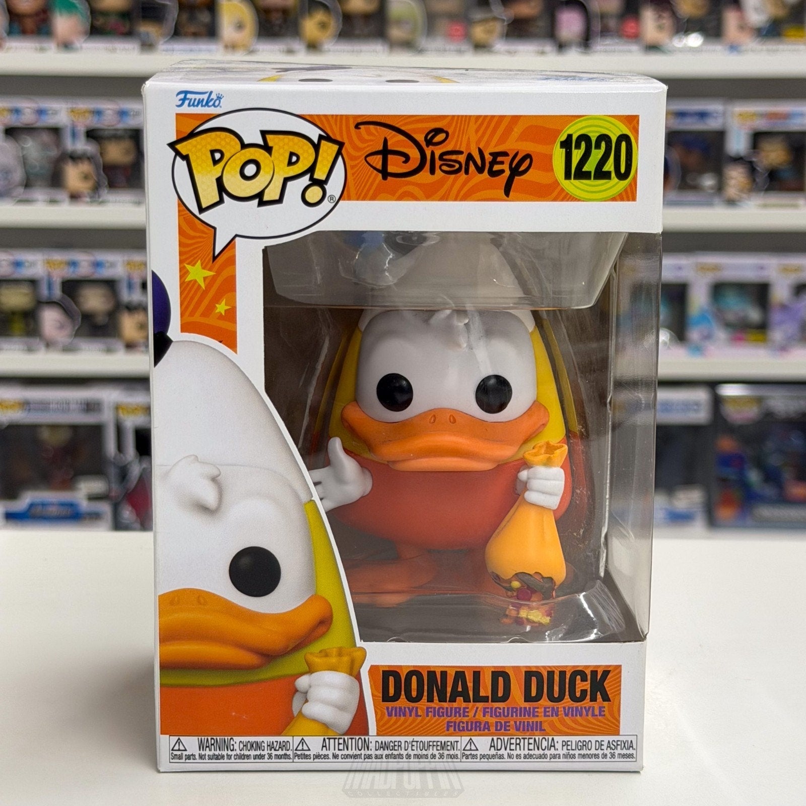 Funko Pop Disney Donald Duck as Candy Corn Trick or Treat Halloween 1220 Figure