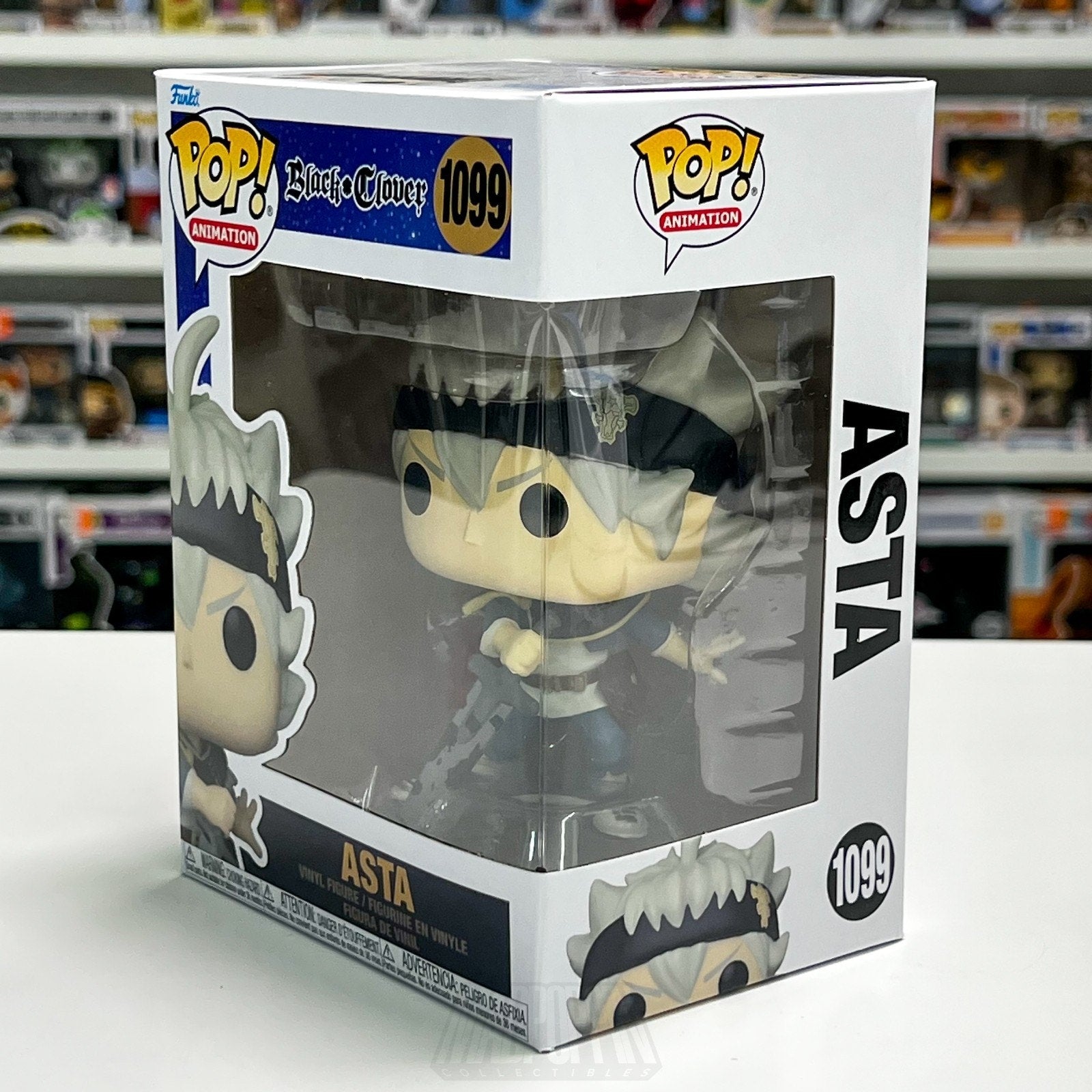 Funko Pop Anime Black Clover Asta 1099 Wizard King Japanese Manga Vinyl Figure