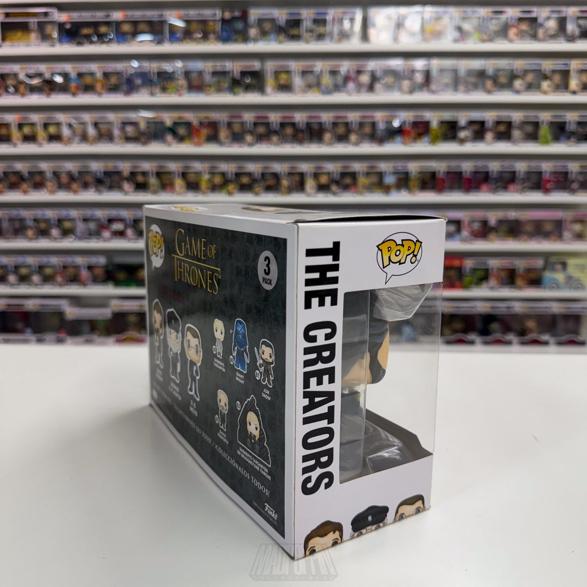 Funko Pop TV HBO Game of Thrones The Creators NYCC Excl 3 Pack Toy Vinyl Figure