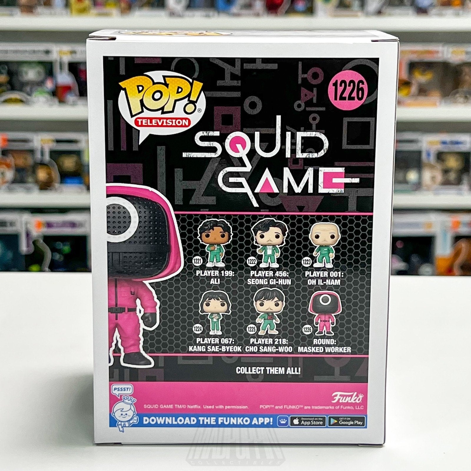 Funko Pop TV Squid Game Round Circle Masked Worker 1226 Netflix Show Korean Toy